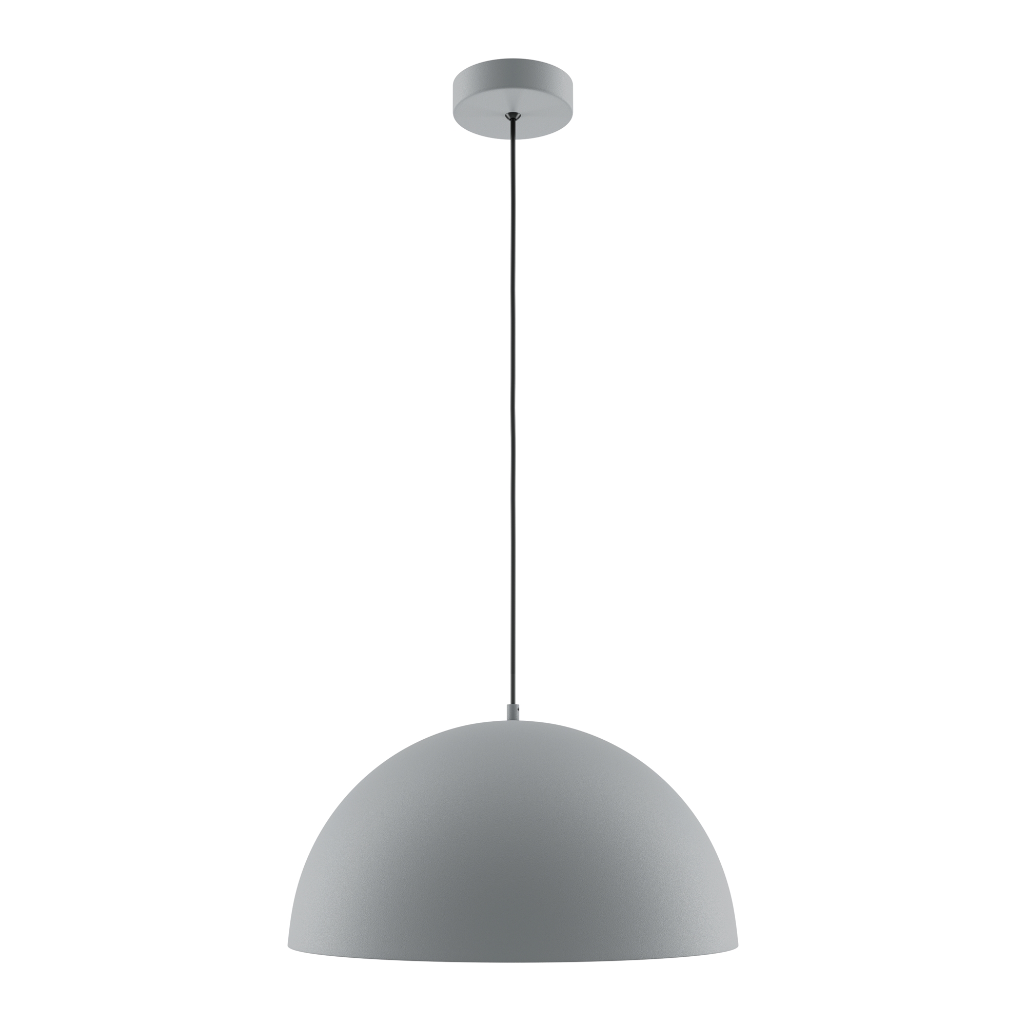 Basic colors pendant light metal grey