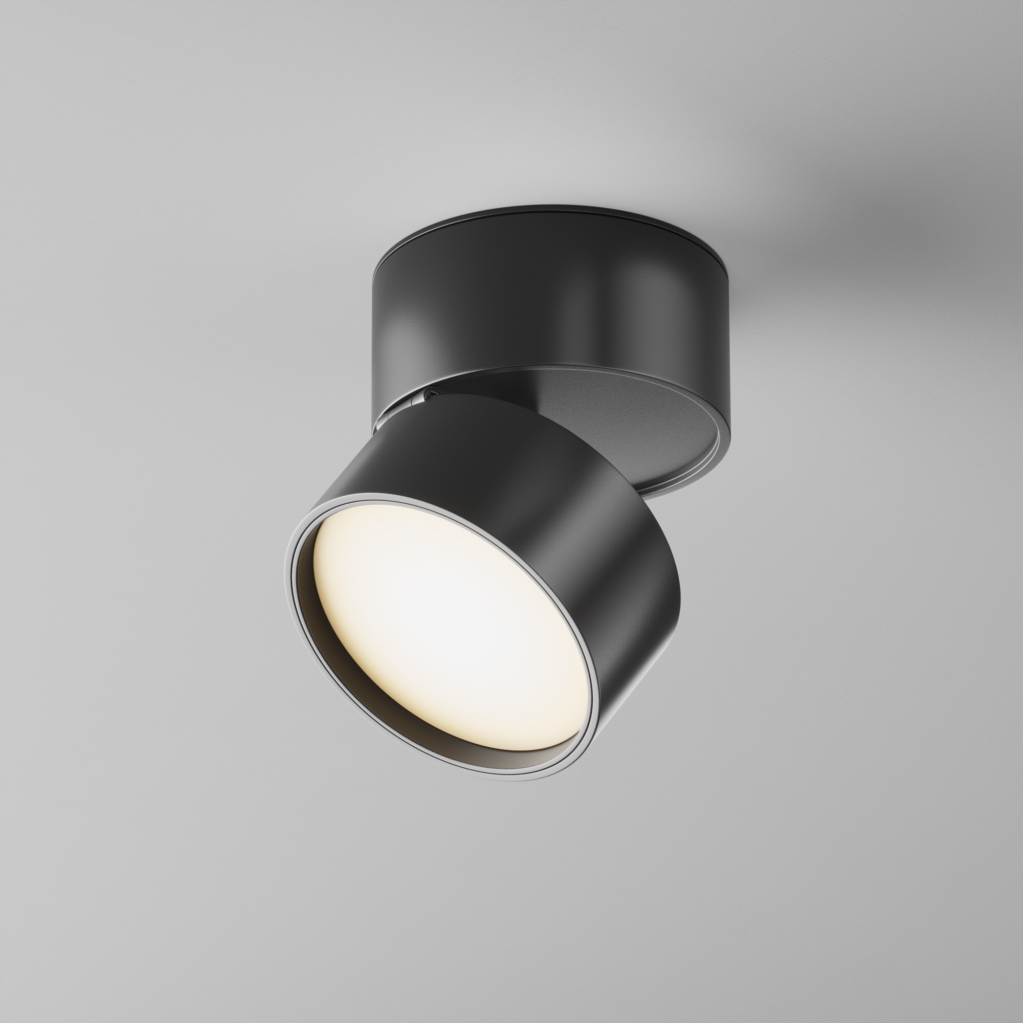 Onda Ceiling Light Aluminium Black