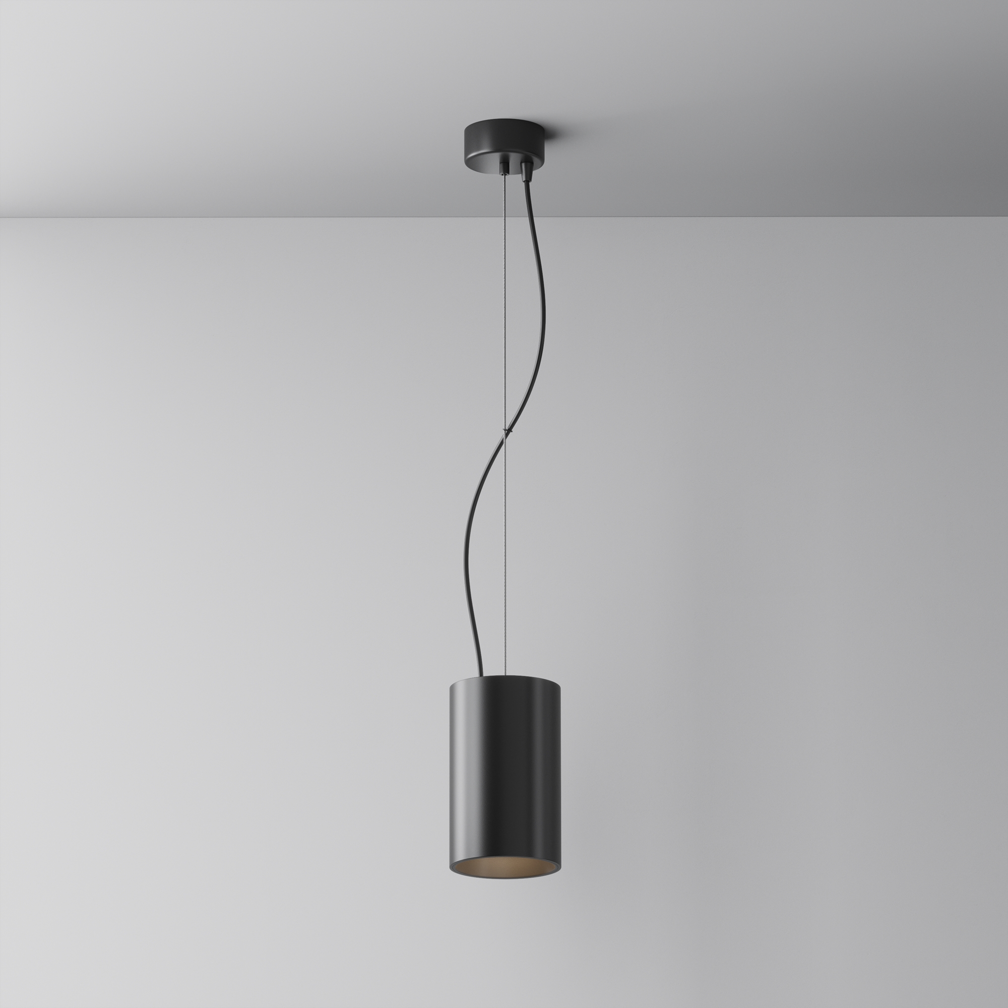 Efir Pendant Light Aluminum Black