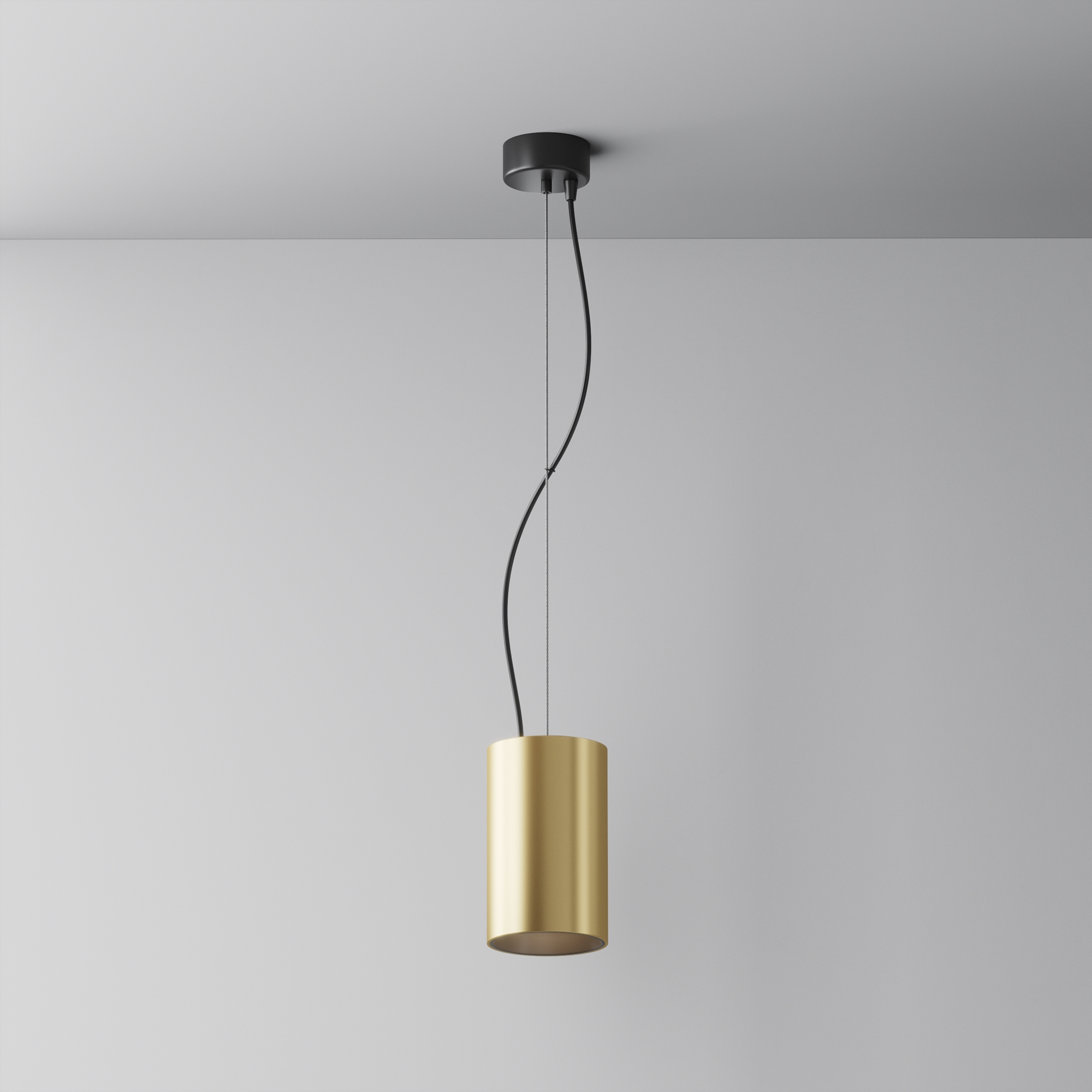 Efir Pendelleuchte Gold Ø 10cm