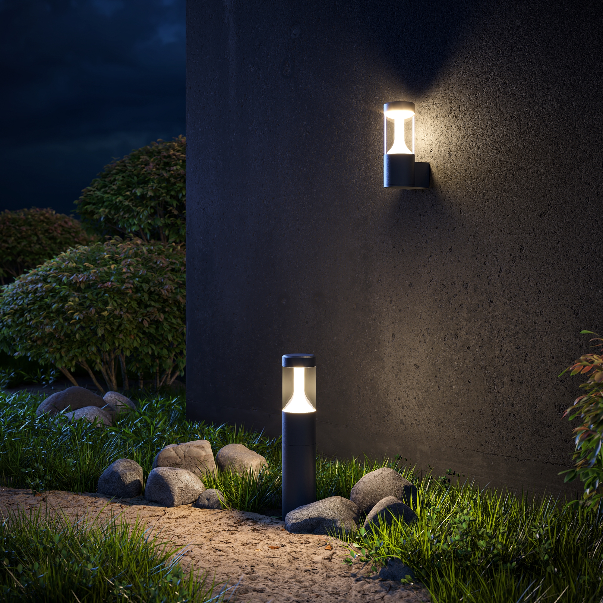 Cologne Landscape light Aluminium Black