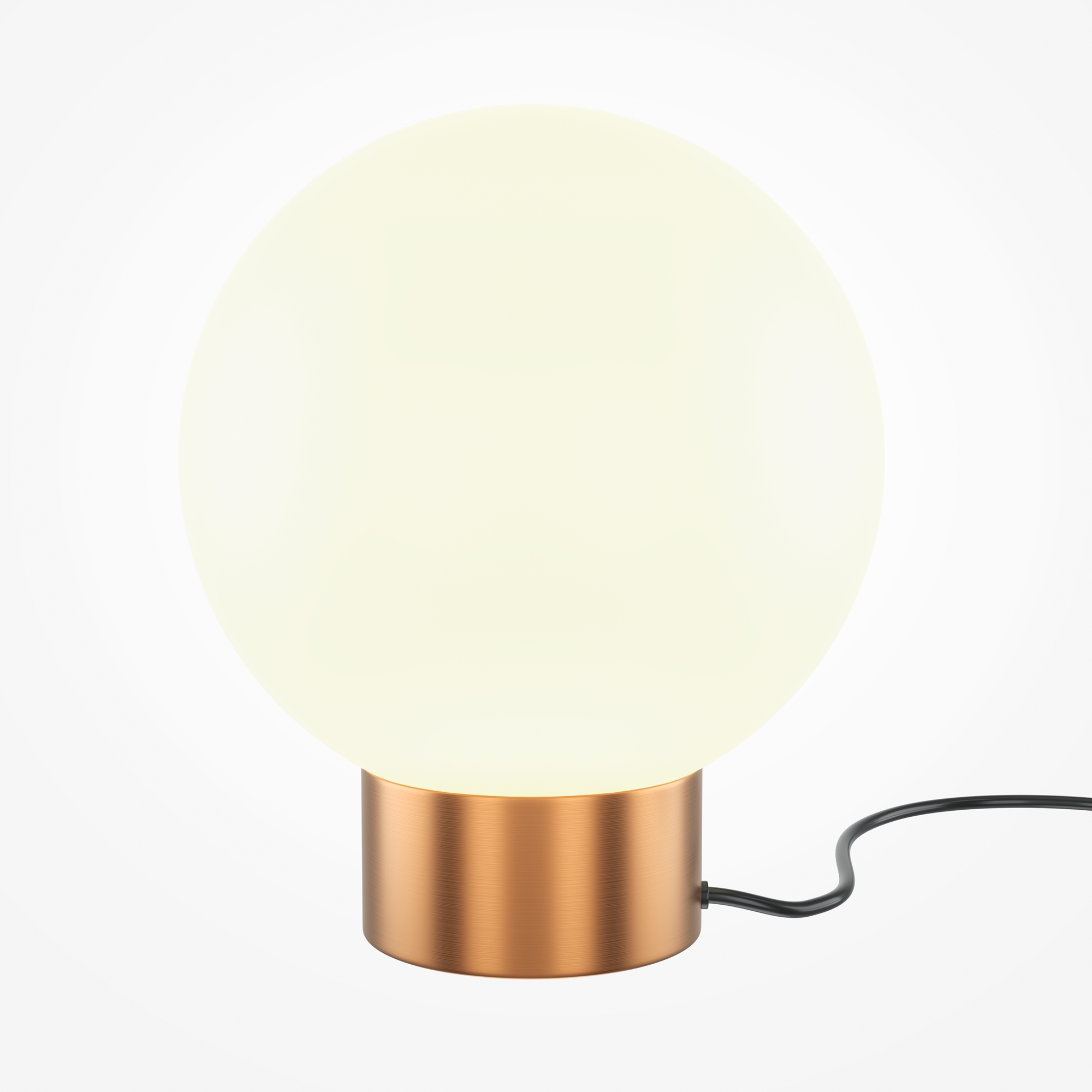 Basic shape table lamp metal gold