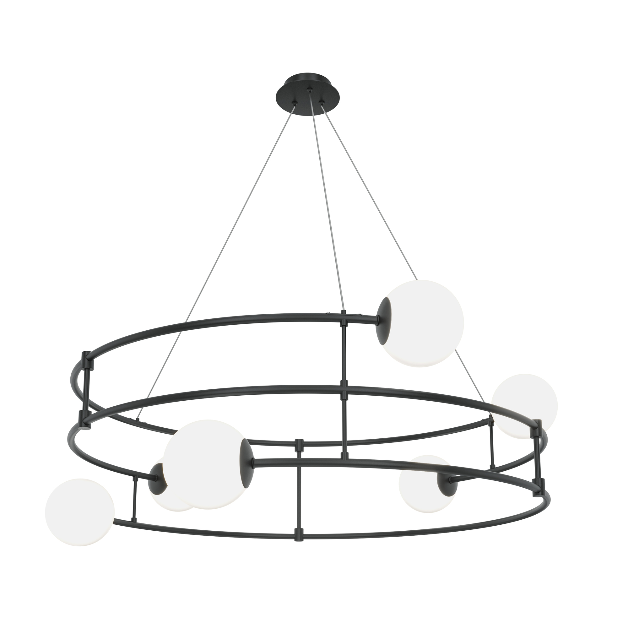 Balance Pendelleuchte Schwarz Ø 81cm