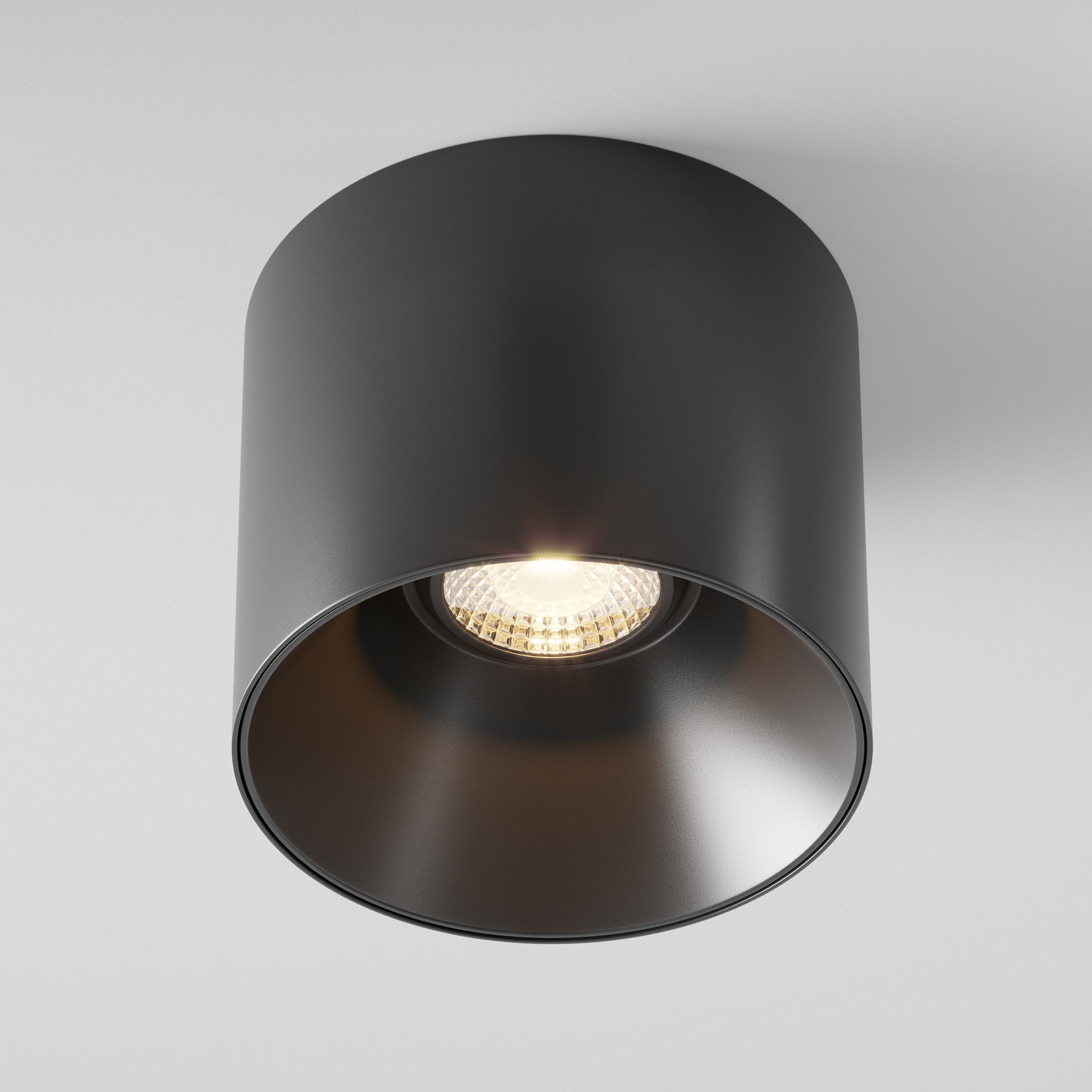 Alfa LED Deckenleuchte Schwarz Ø 13cm