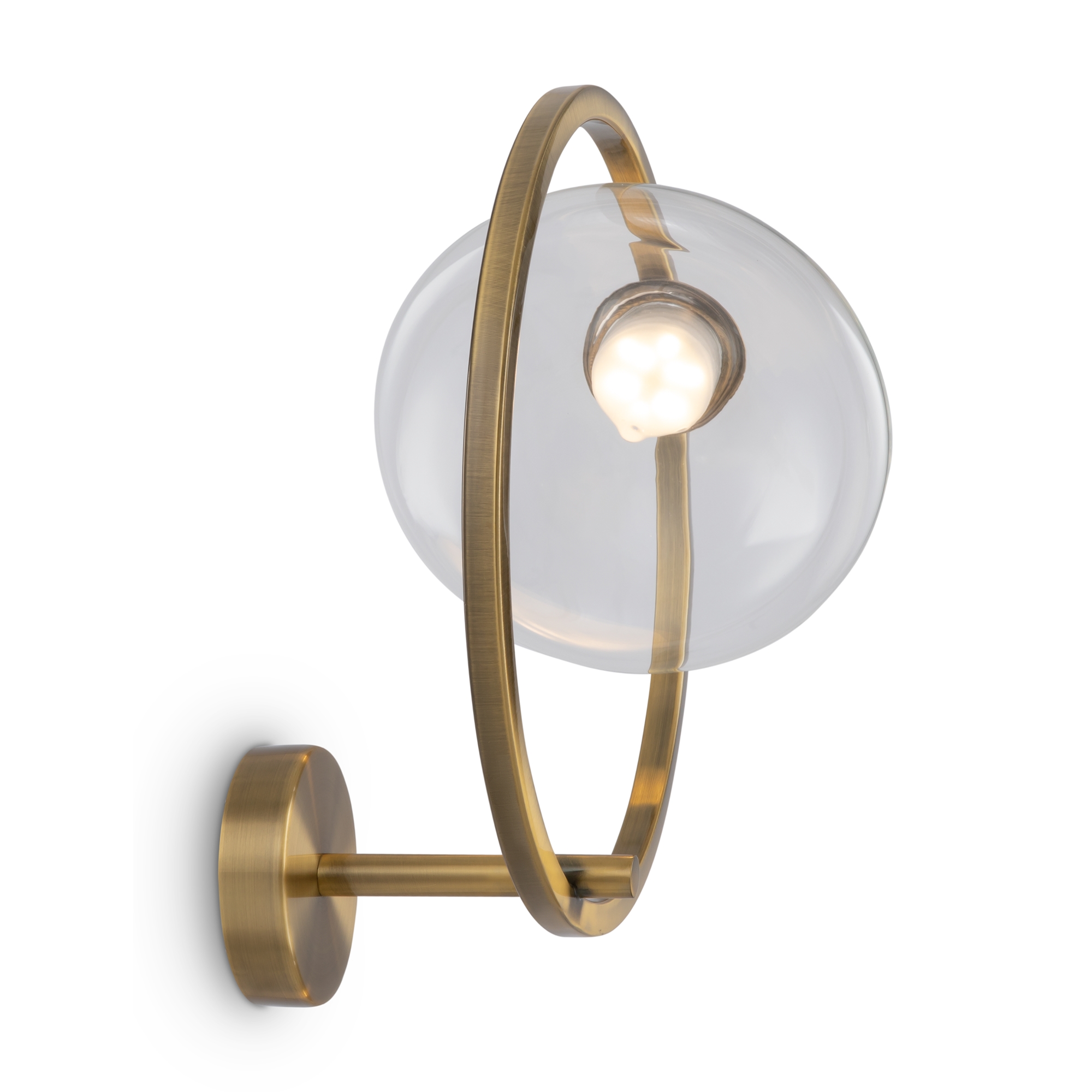 Lunare Wall Lamp Gold