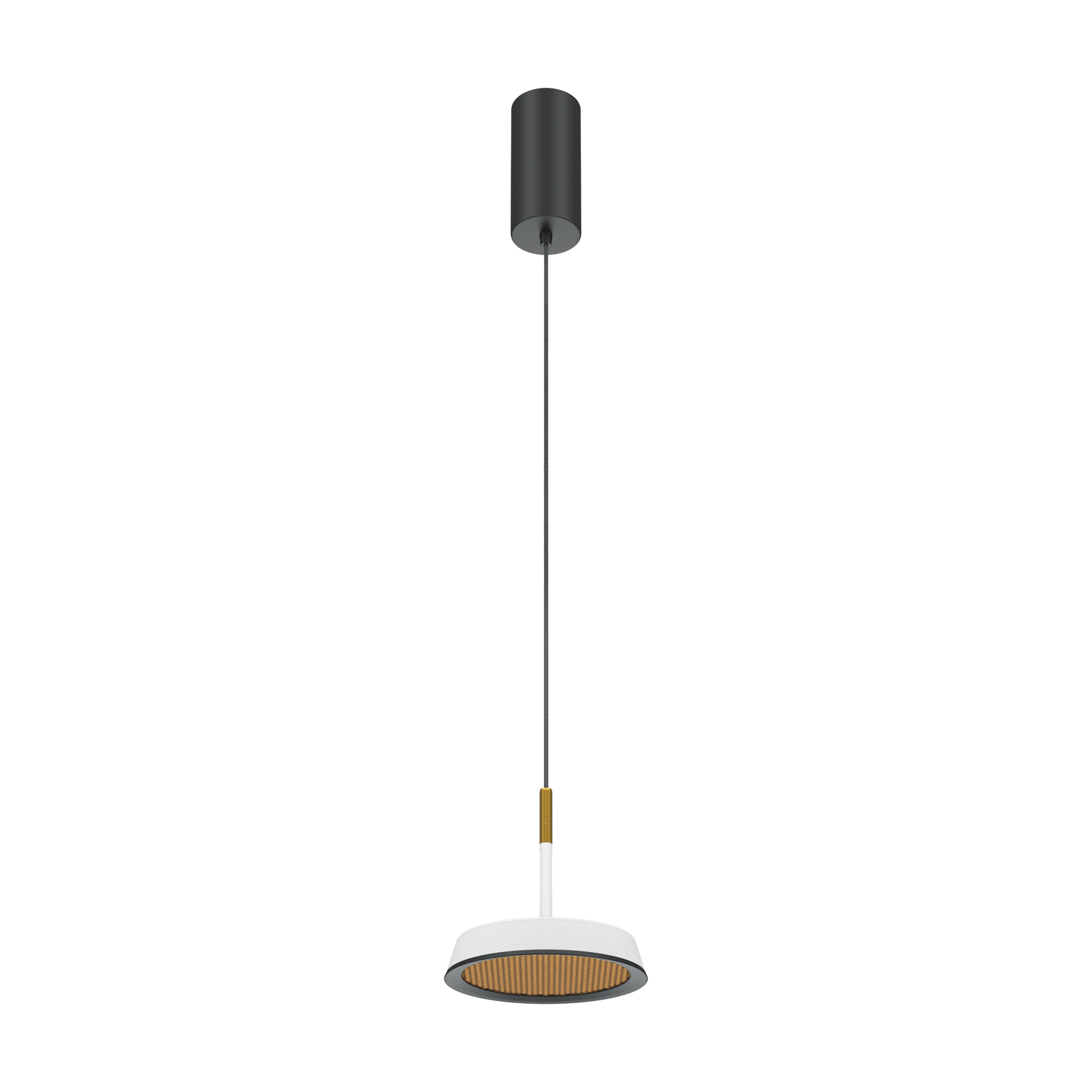 El Pendelleuchte Schwarz Ø 15cm