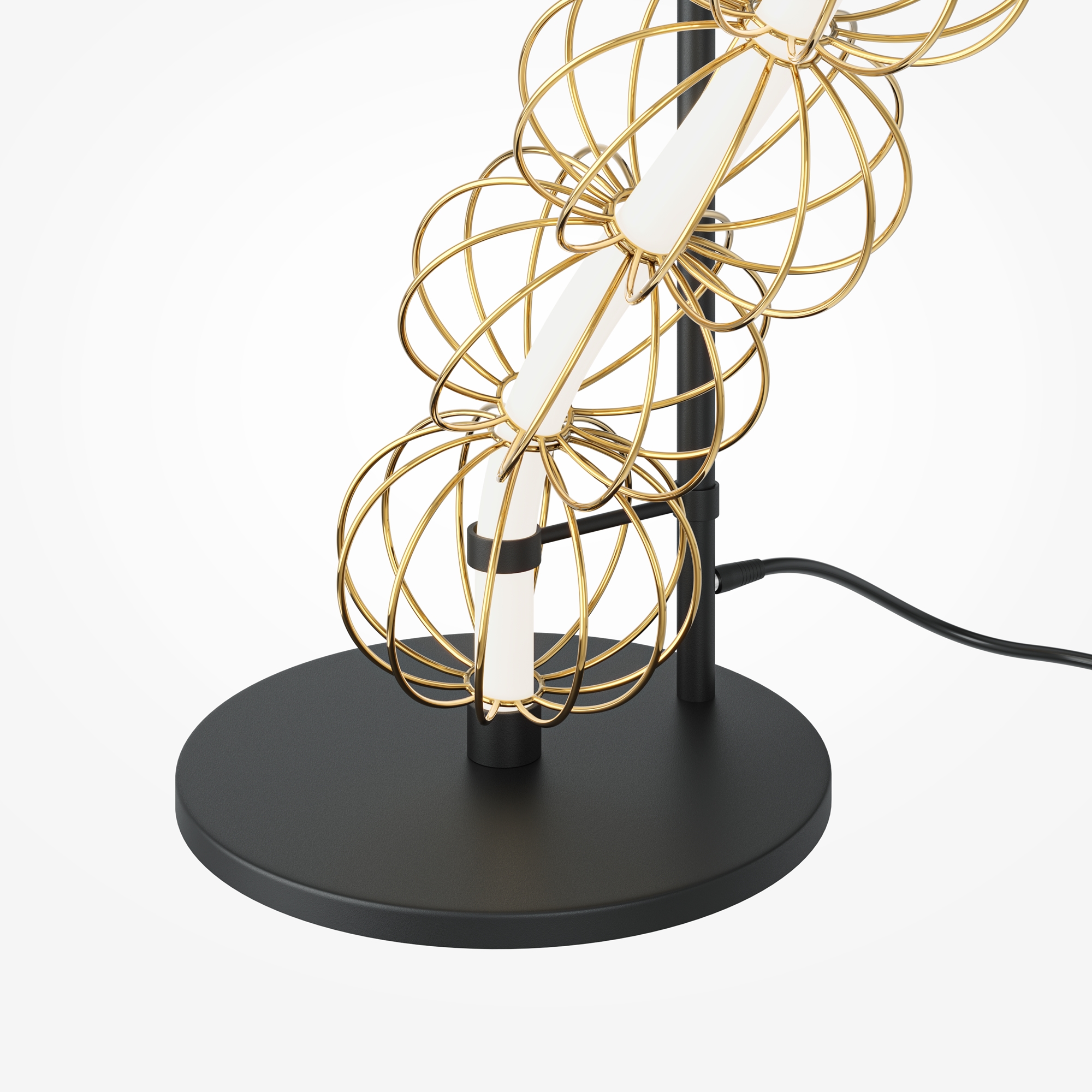 Goldener Käfig Stehleuchte Gold Ø 57cm