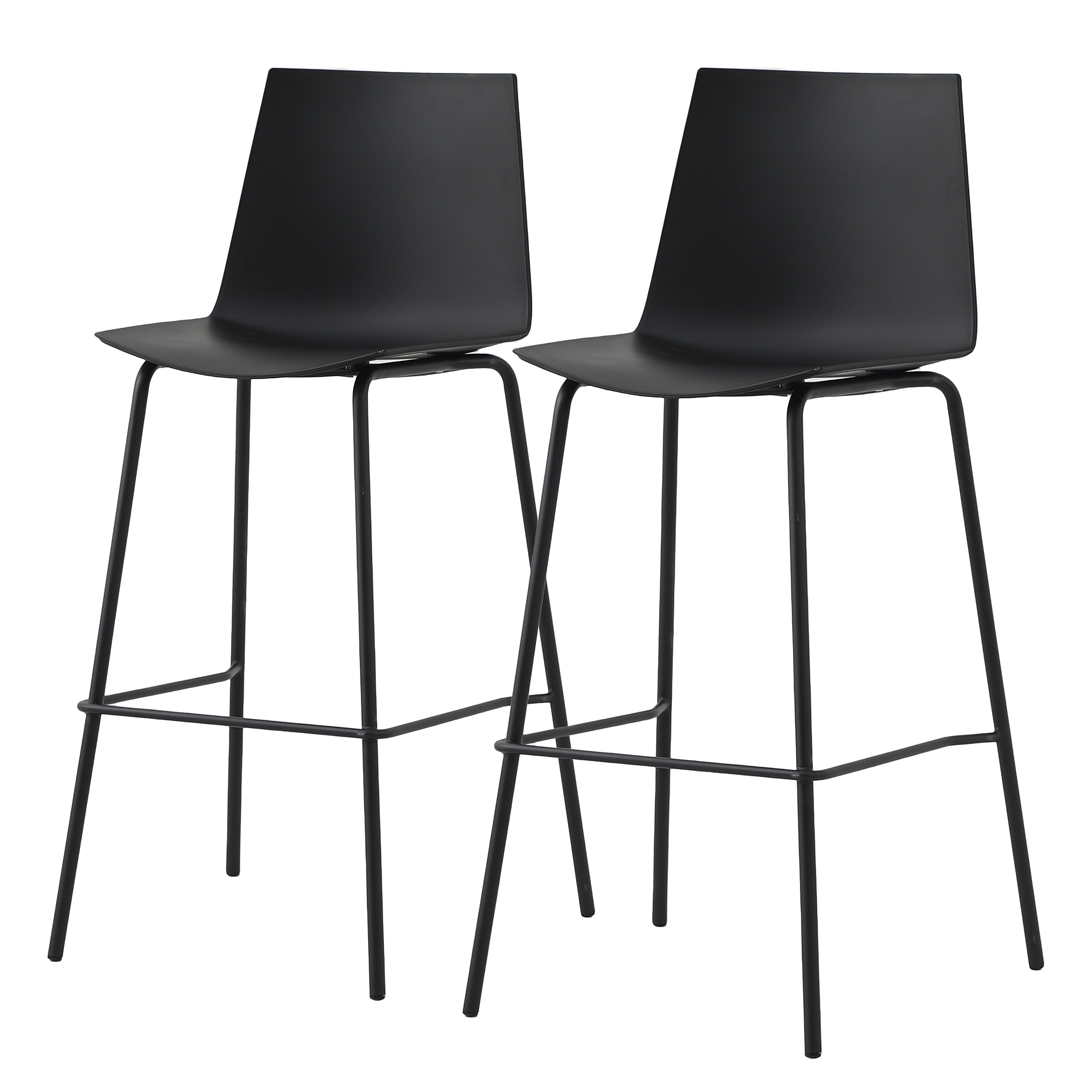 2x Alleen Barstool Black