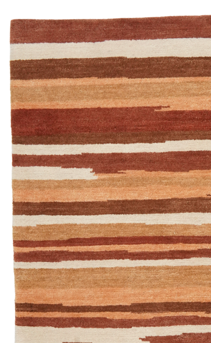 Nepal Purple Wool Multicolored