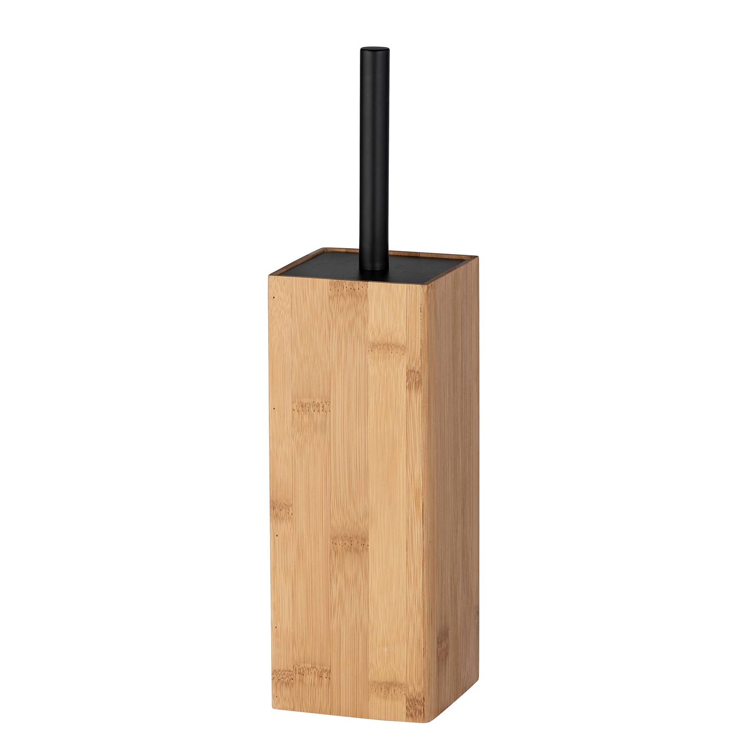 Padua WC-Garnitur Bambus Metall Braun Schwarz