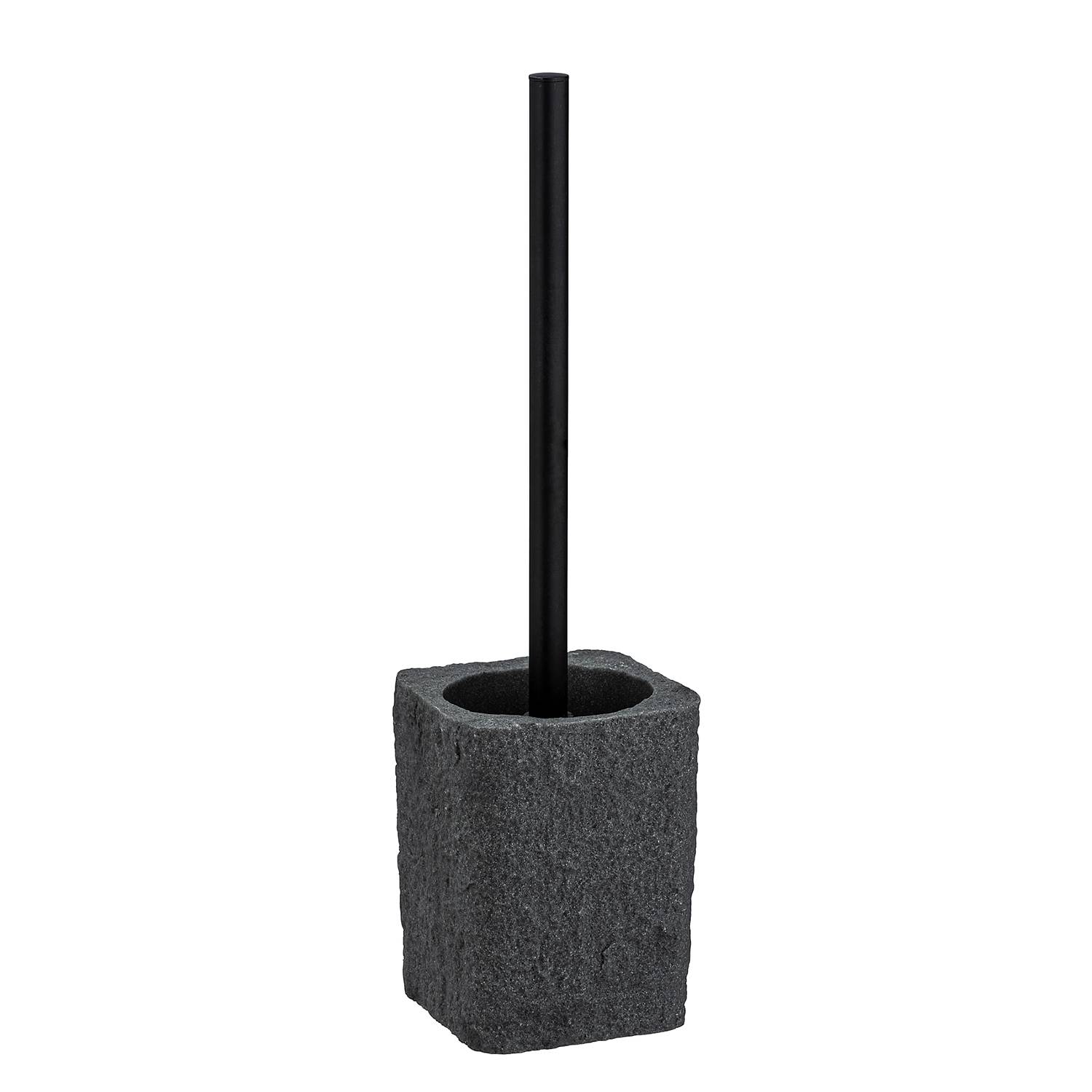 Villata WC-Garnitur Polyresin Anthrazit