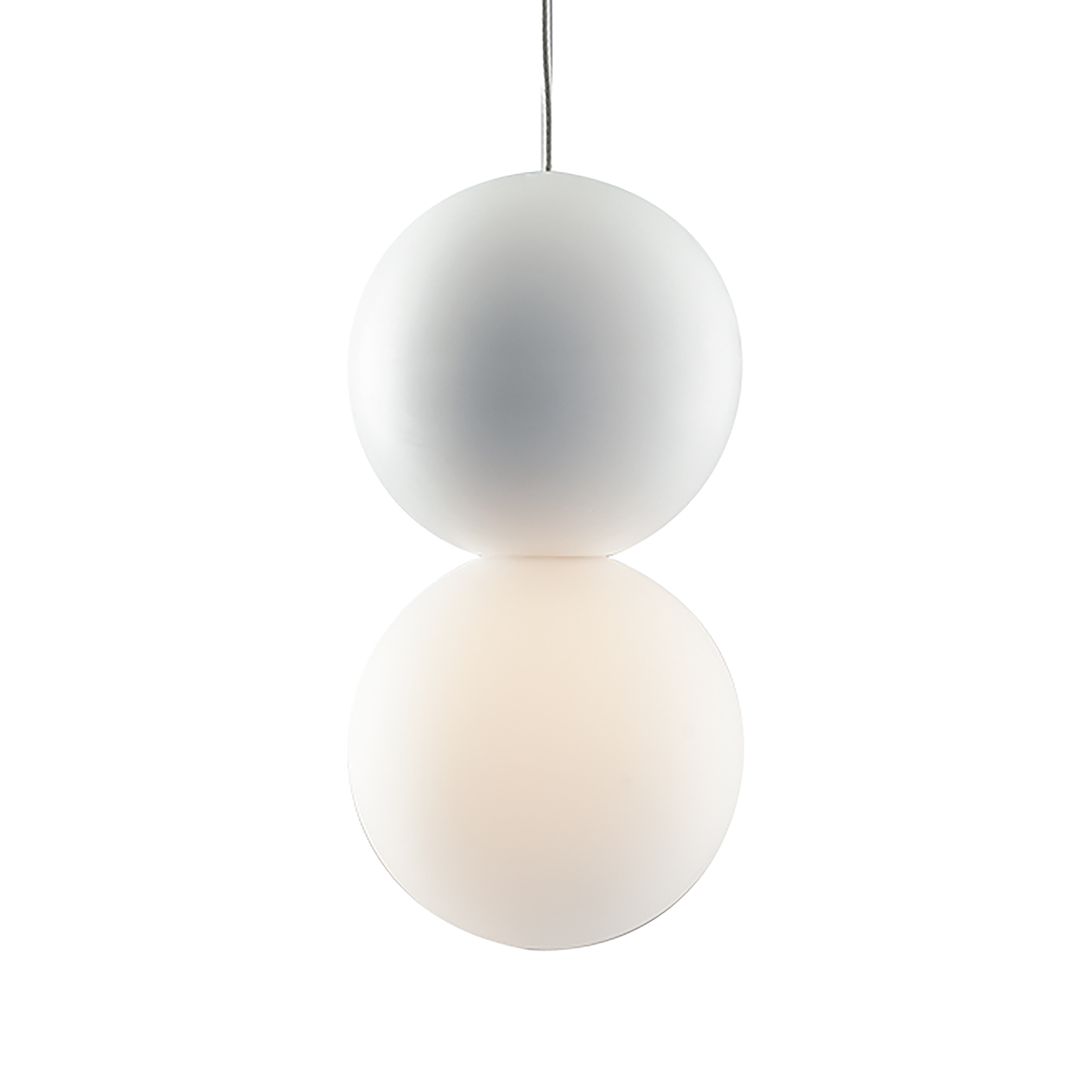 1-Flammig Kiss Pendelleuchte Acrylglas Gips