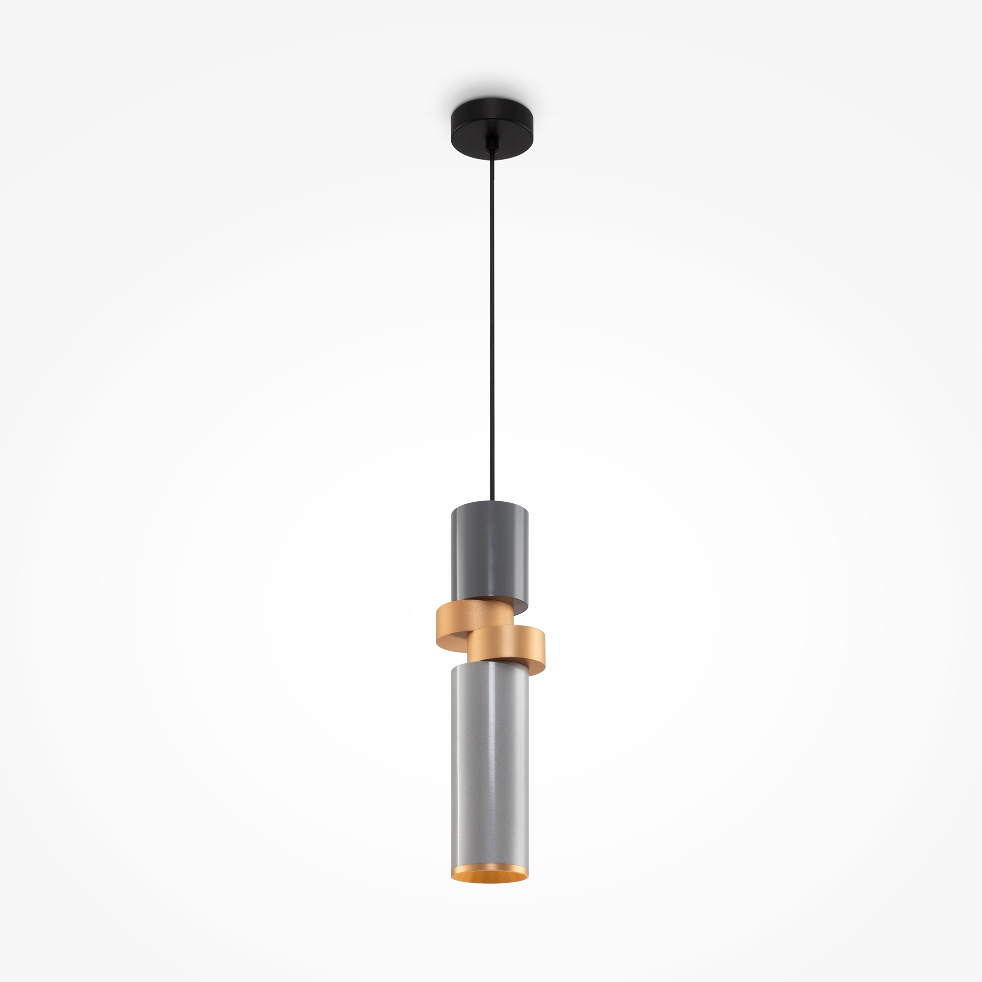 Palette Pendant Lamp Metal Silver Gold