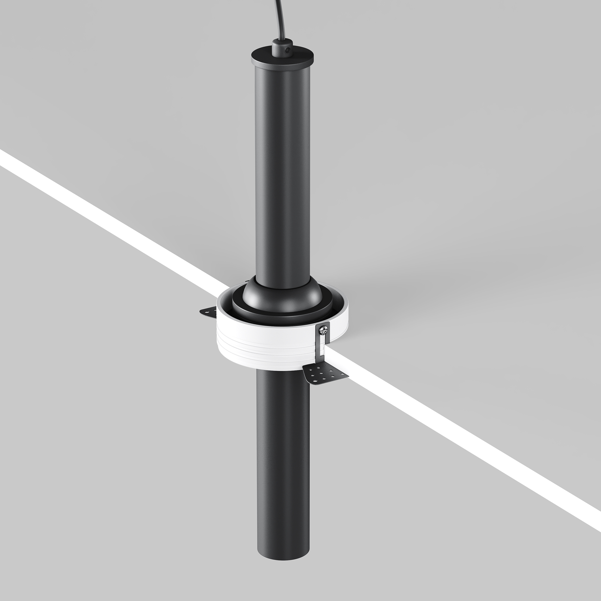 Focus T Recessed light Black Ø 3cm
