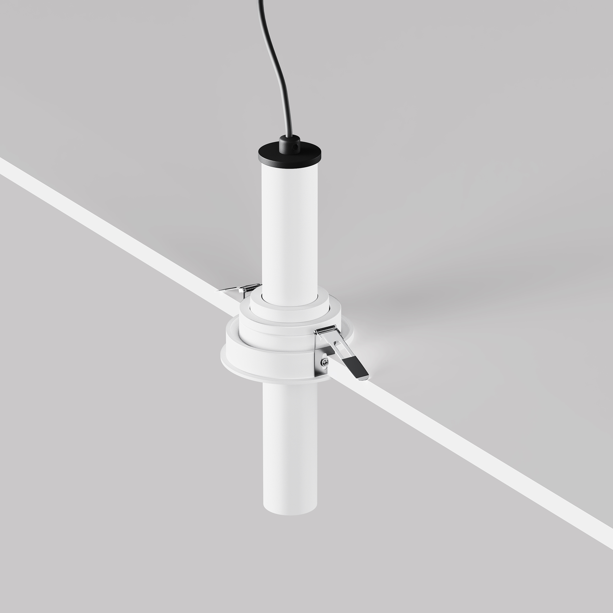 Focus T Einbauleuchte Weiß Ø 3cm