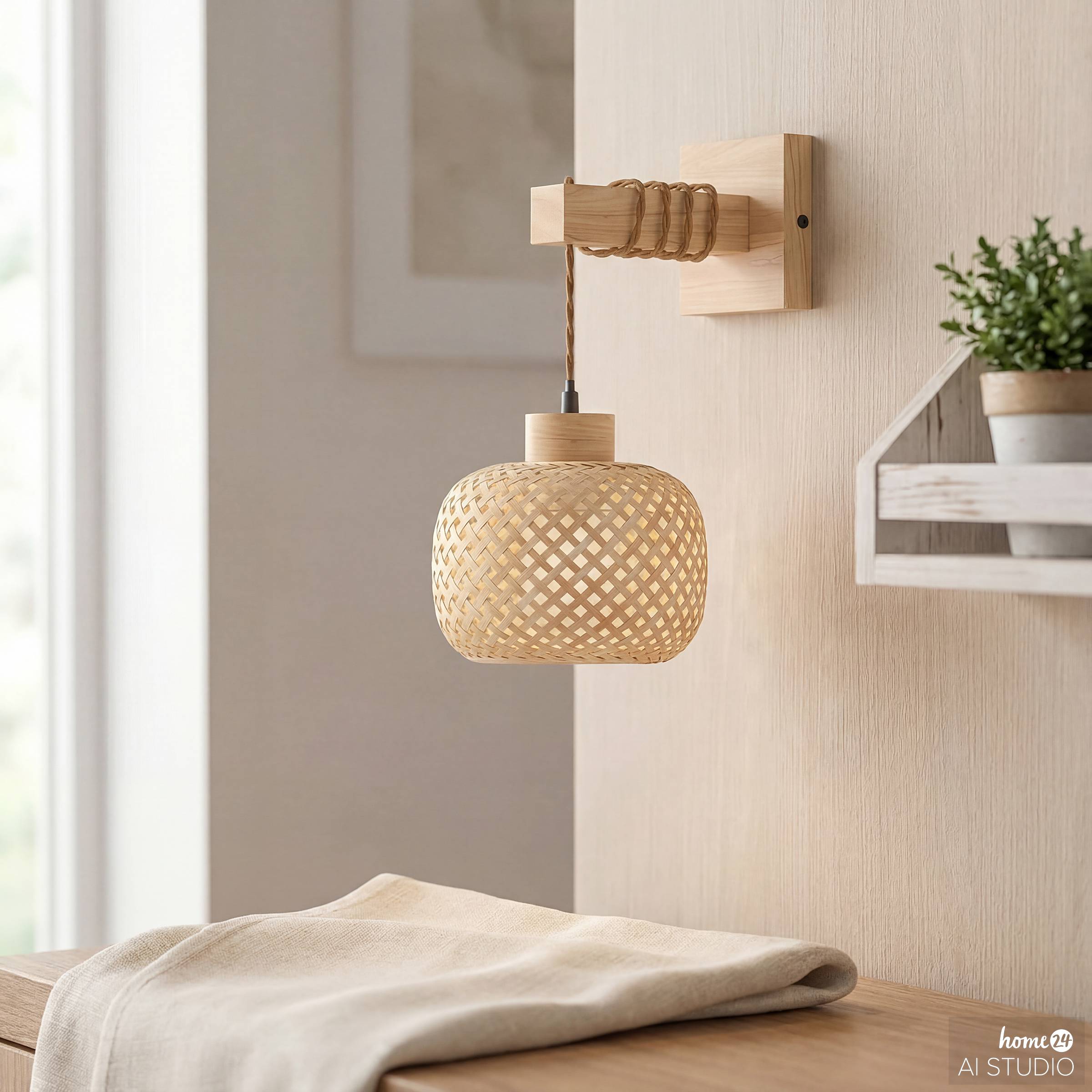 Dida wall lamp with rechargeable battery bulb incl. remote control