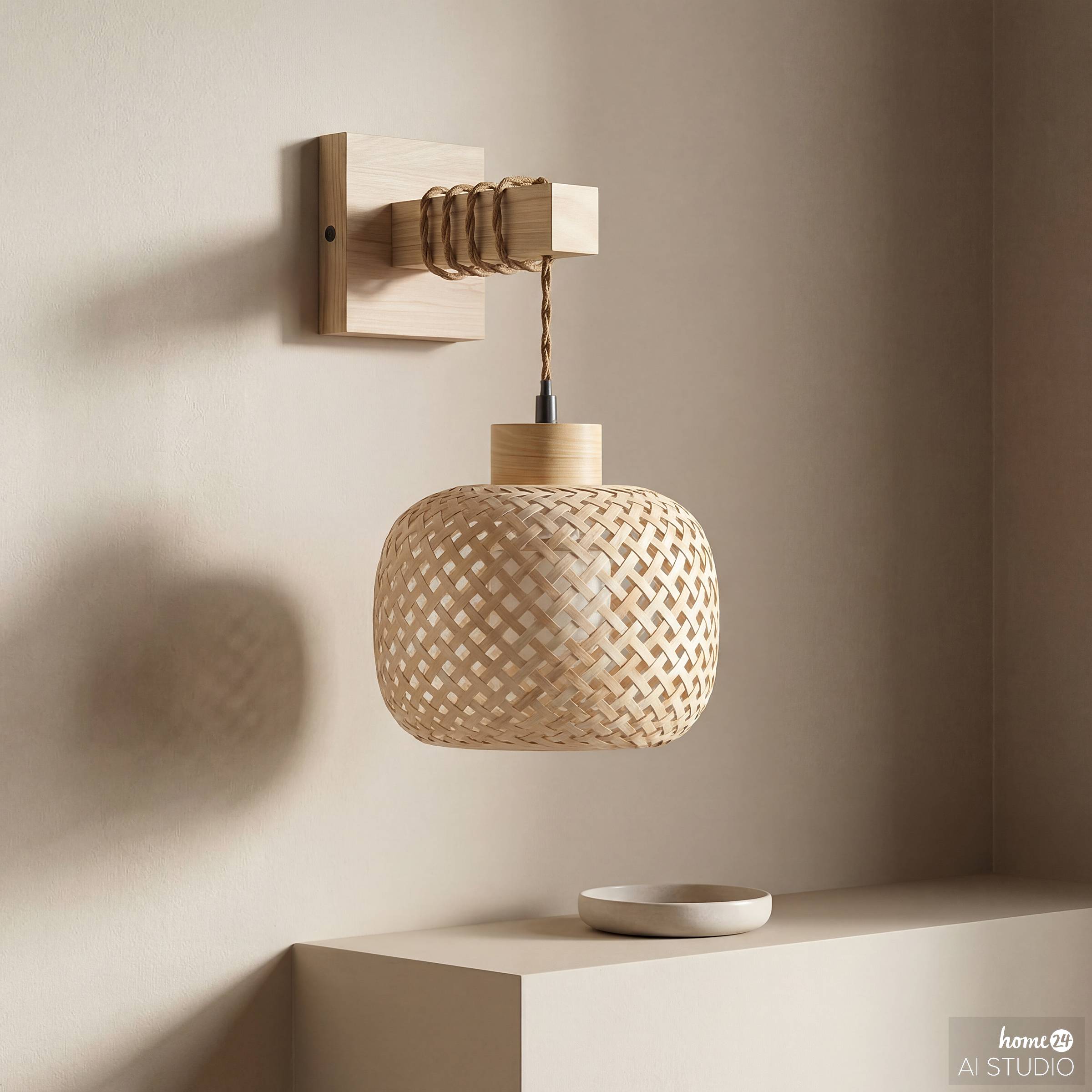 Dida wall lamp with rechargeable battery bulb incl. remote control