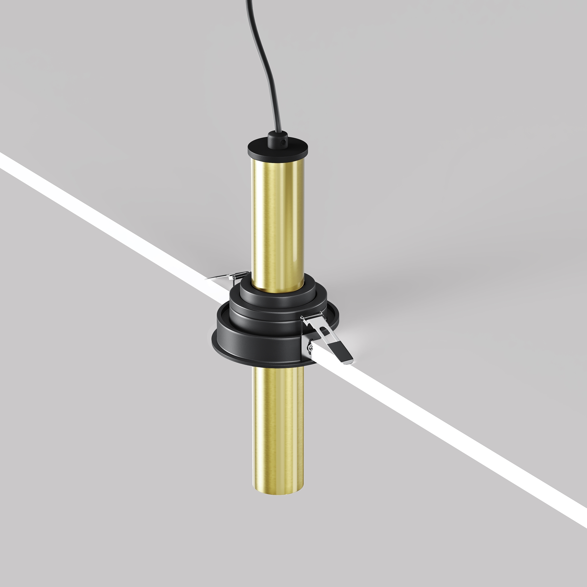 Focus T Recessed light Gold Ø 3cm