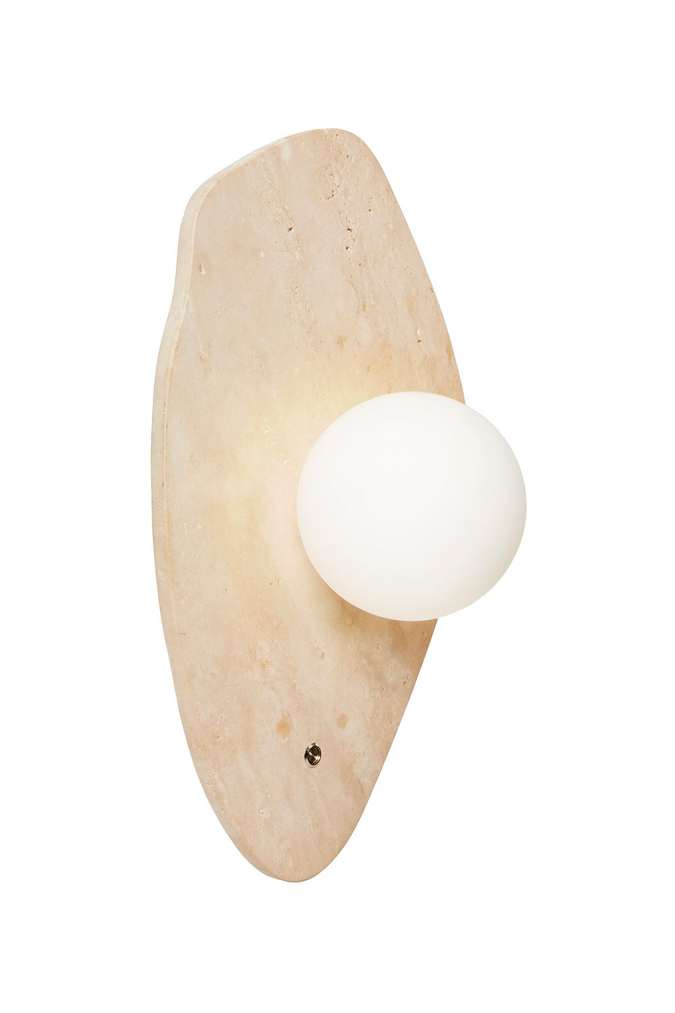 Halle Wall Lamp Travertine Cream