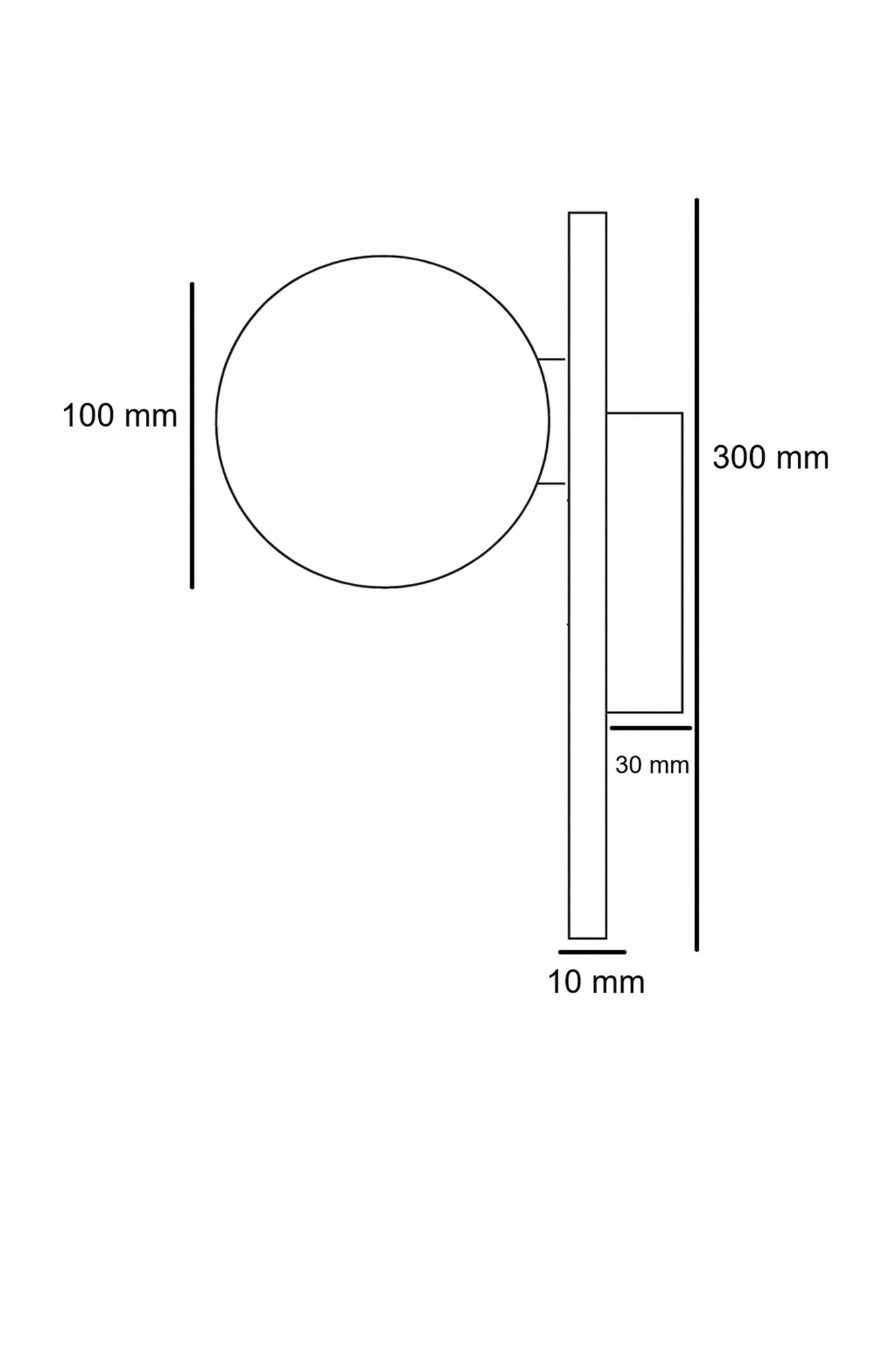 Tor-Look Wall Lamp Cream