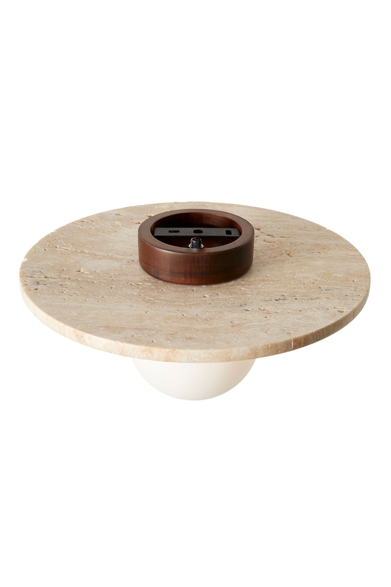 Tor-Tun Lampada a sospensione Travertino Crema Ø 10cm