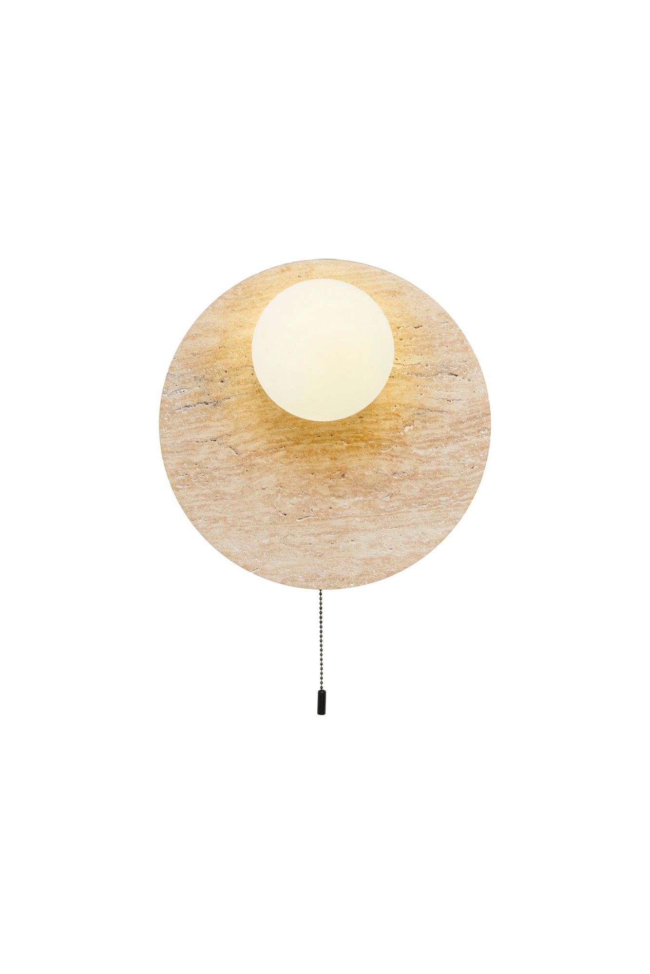 Tor Wandleuchte Travertin Creme