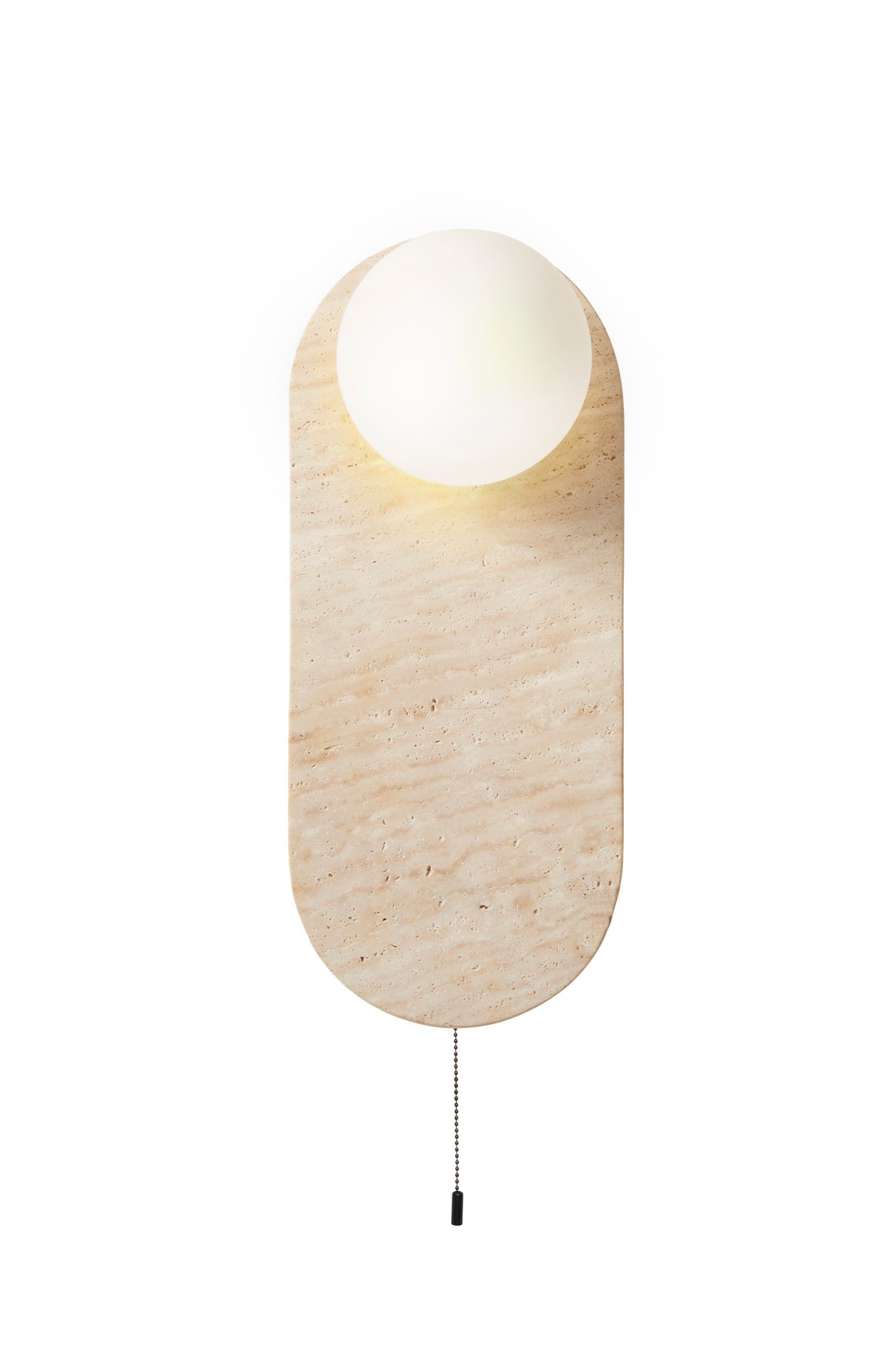 Tor Wall Lamp Travertine Cream