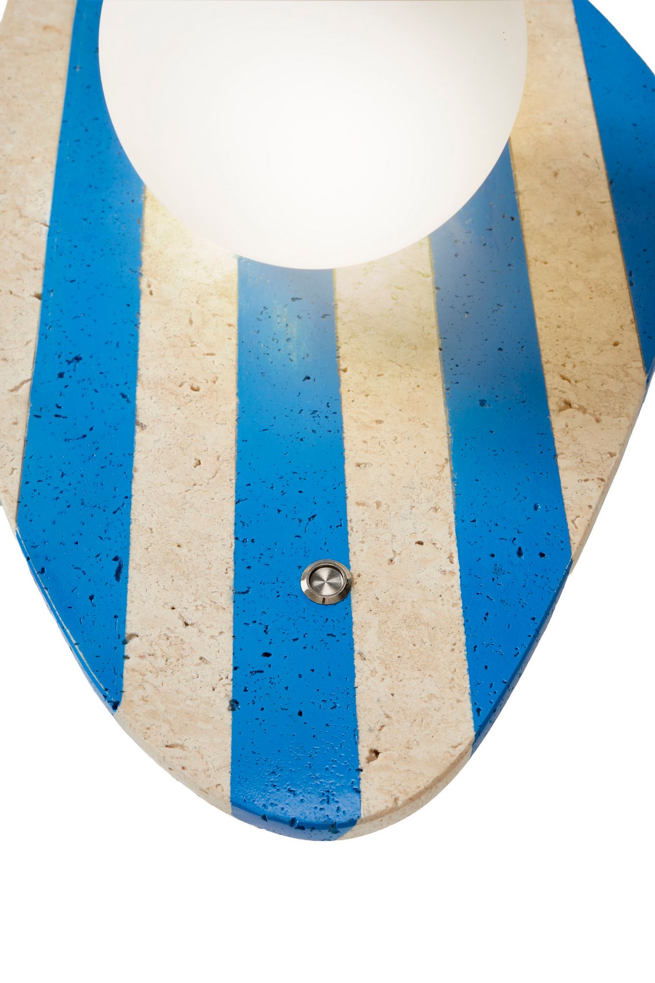 Season Wandleuchte Travertin Blau