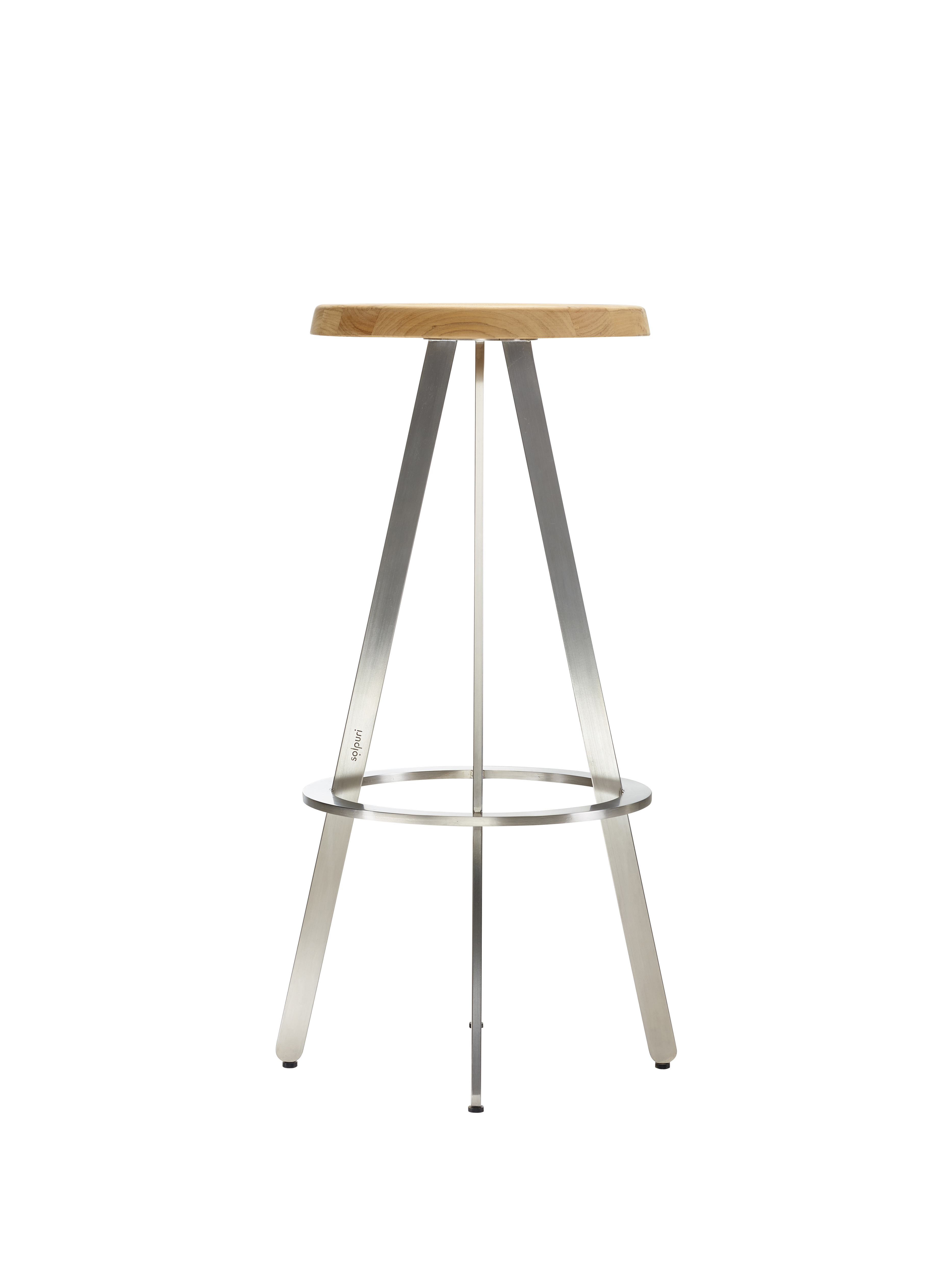 Yix Bar stool Teak Brown