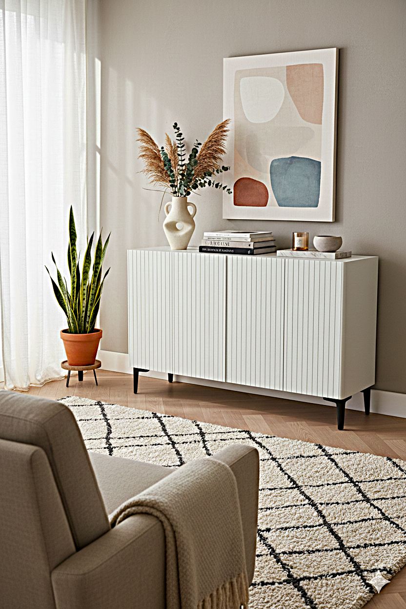 Zeynep 120 Console Table White