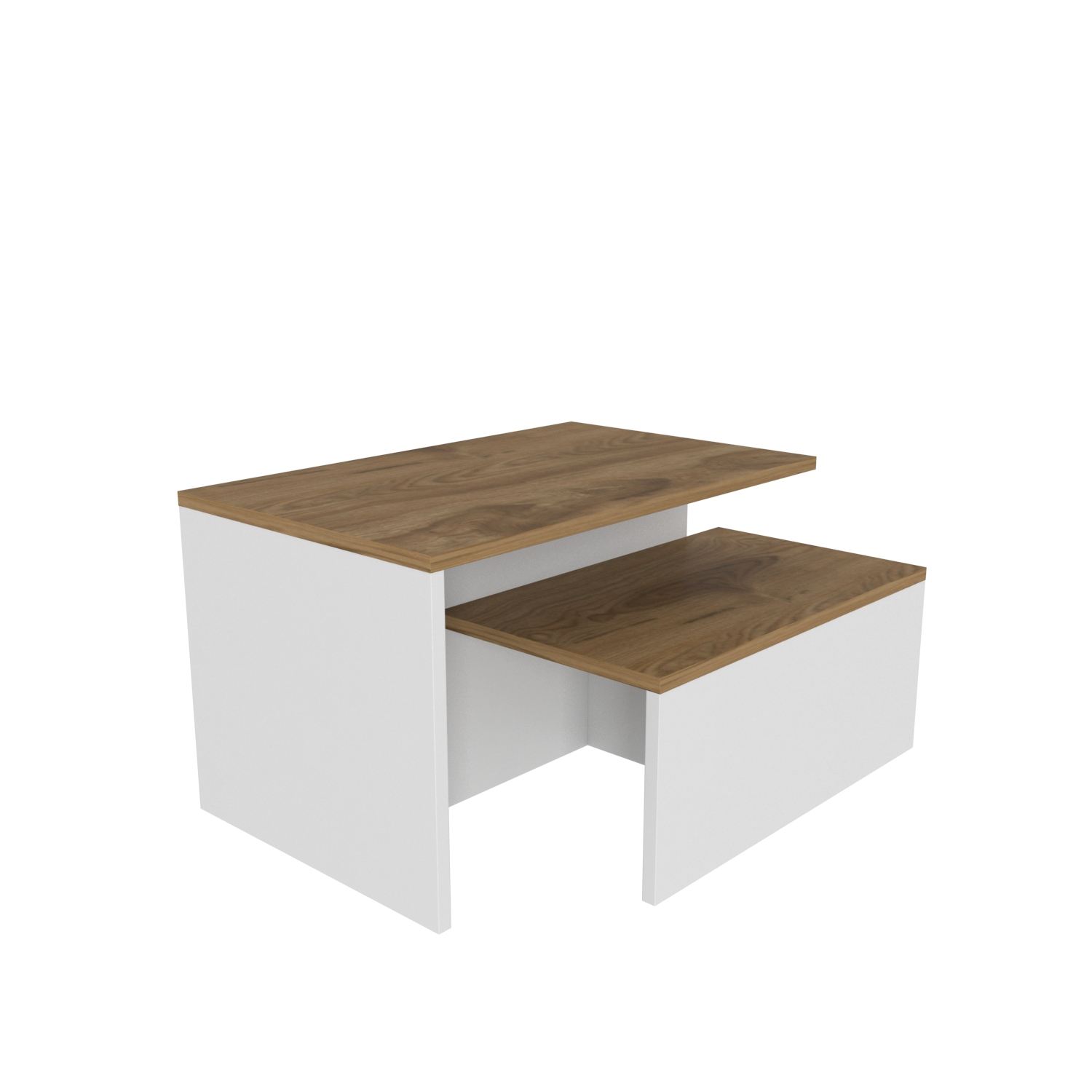 Twins Coffee table Brown White