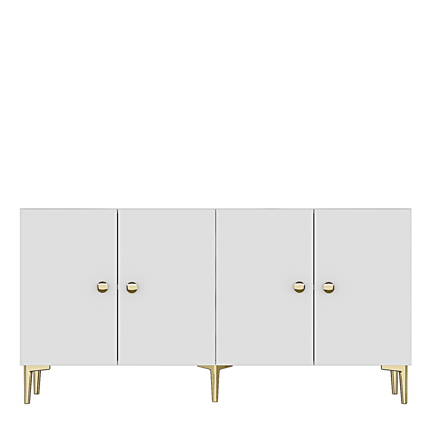 Simple 150 Sideboard Weiß Gold