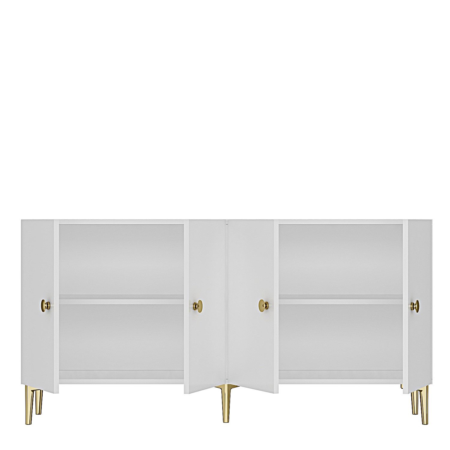 Simple 150 Sideboard Weiß Gold