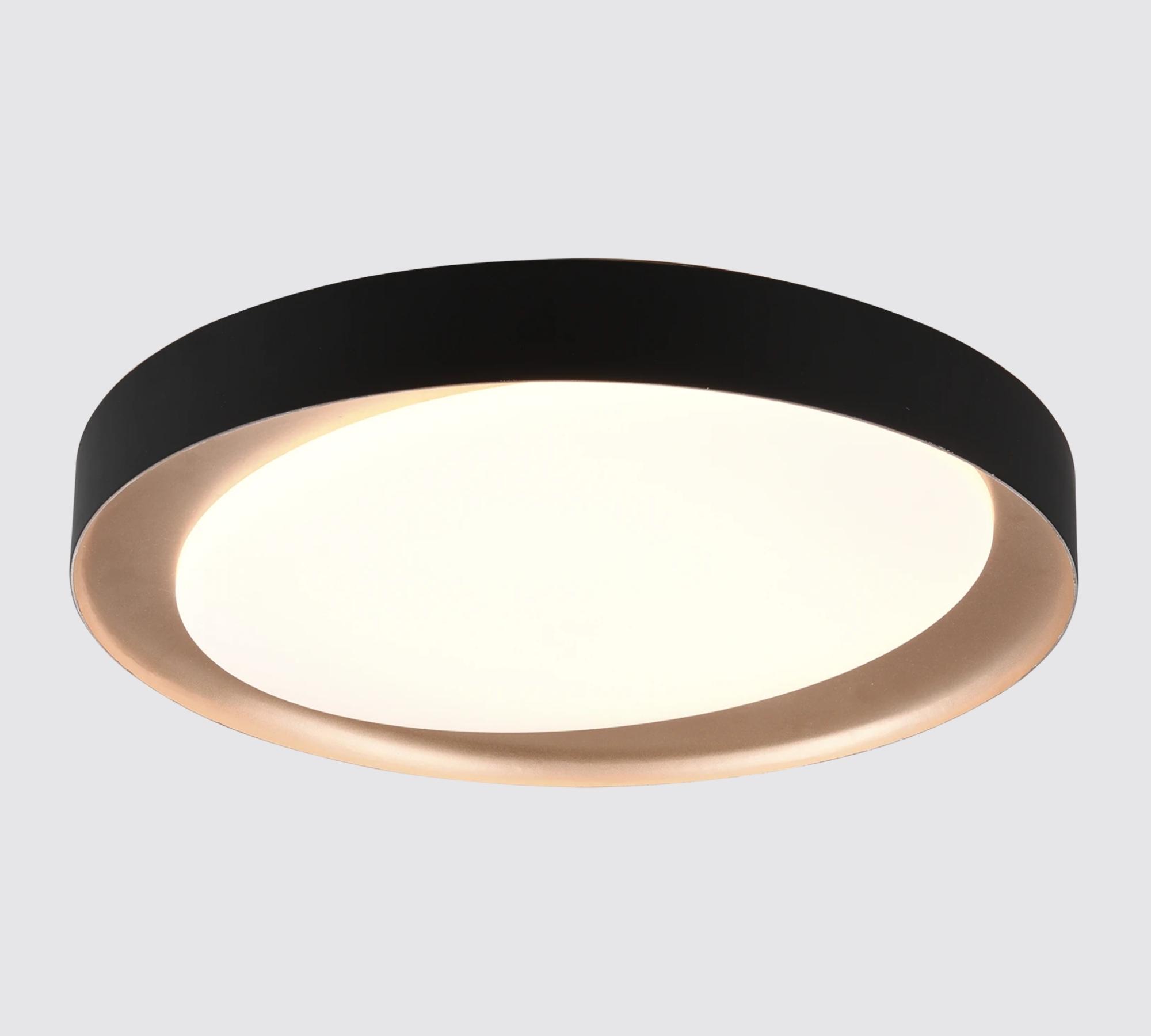 LED-Deckenleuchte Schwarz / Bronze