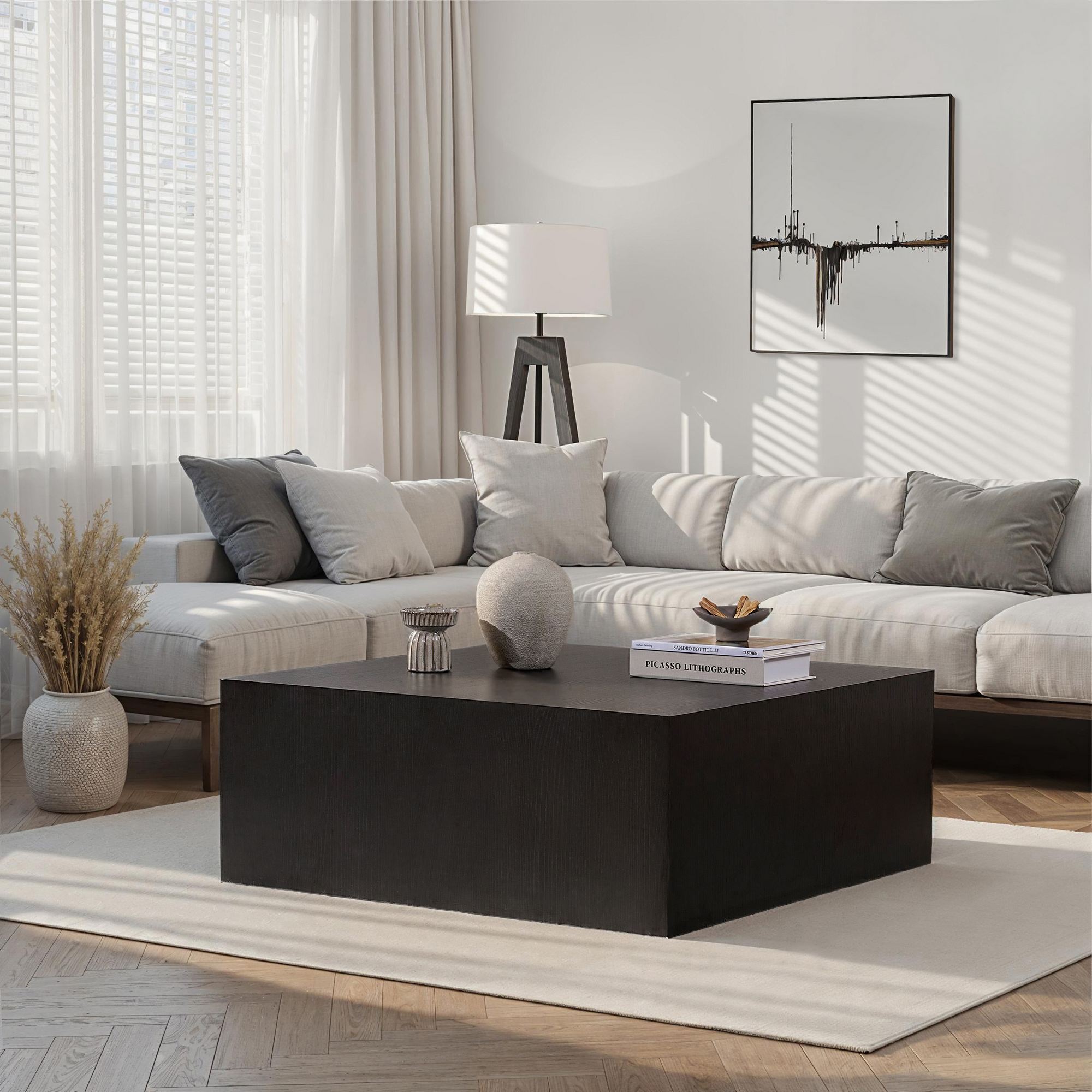 Prizma Couchtisch Schwarz