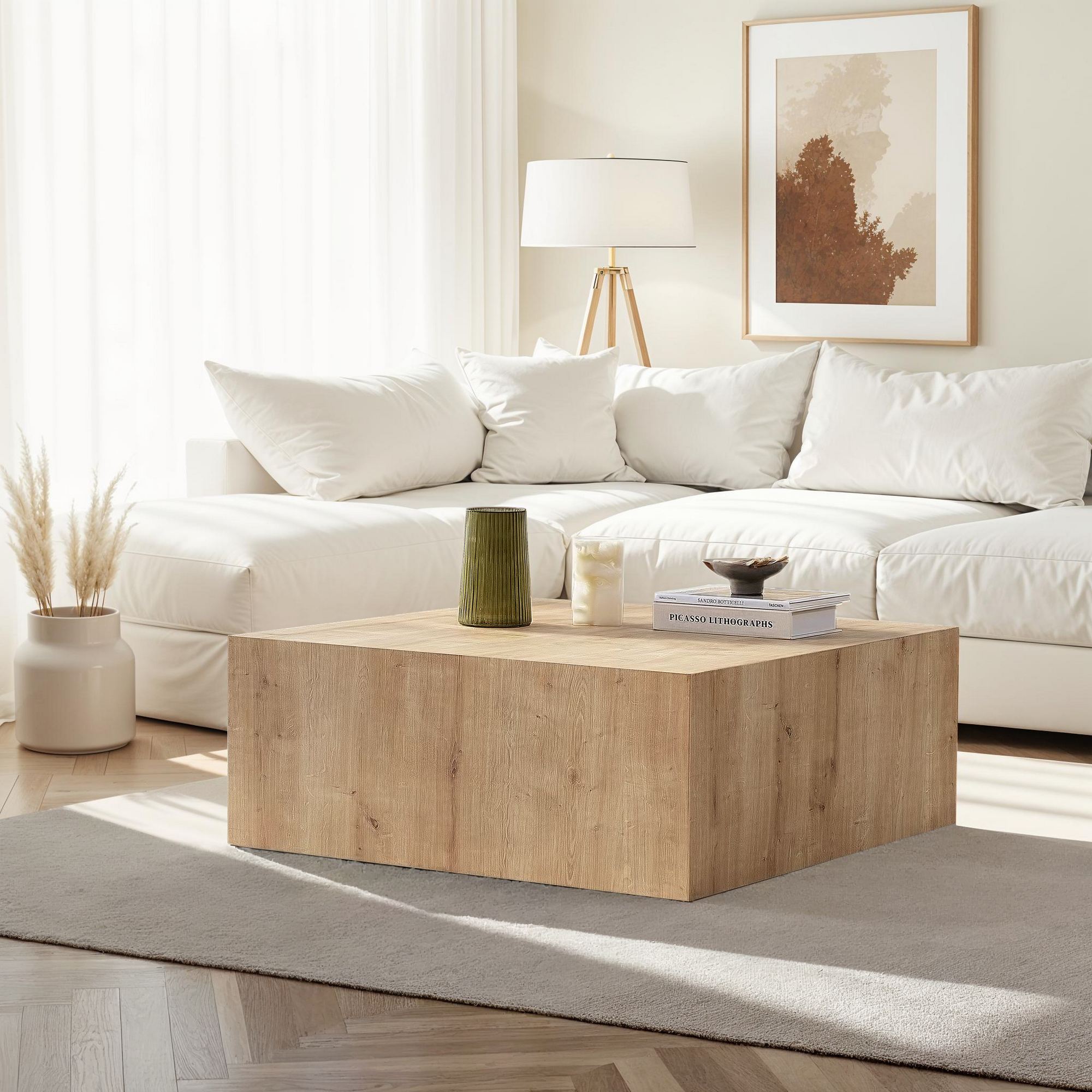 Prizma Couchtisch Eichen-Optik Braun