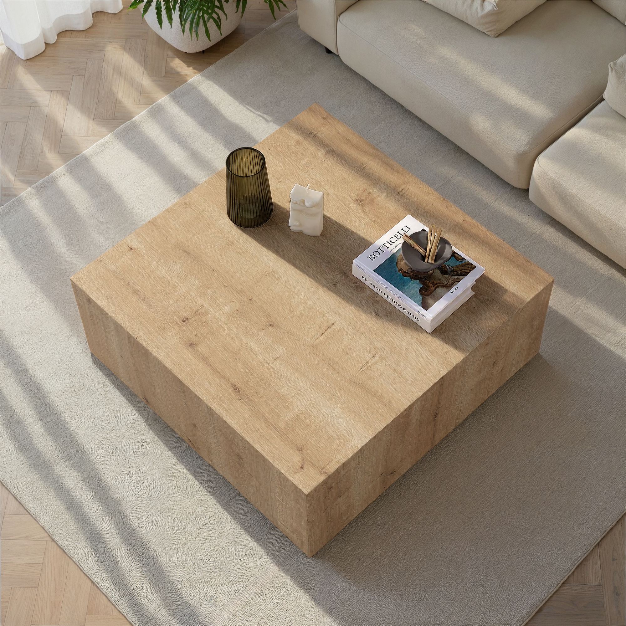 Prizma Coffee Table Oak Look Brown