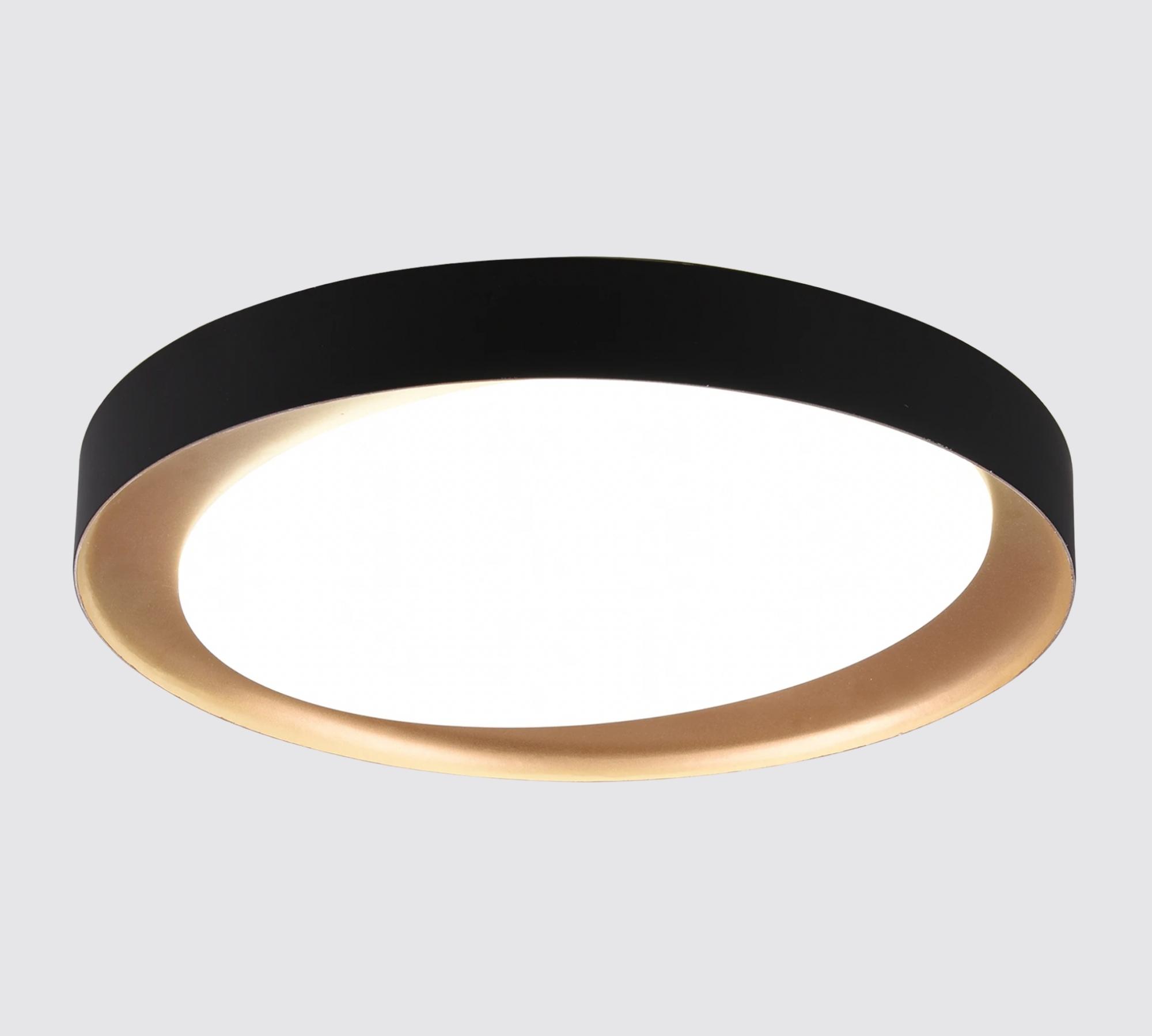 LED-Deckenleuchte Schwarz / Bronze