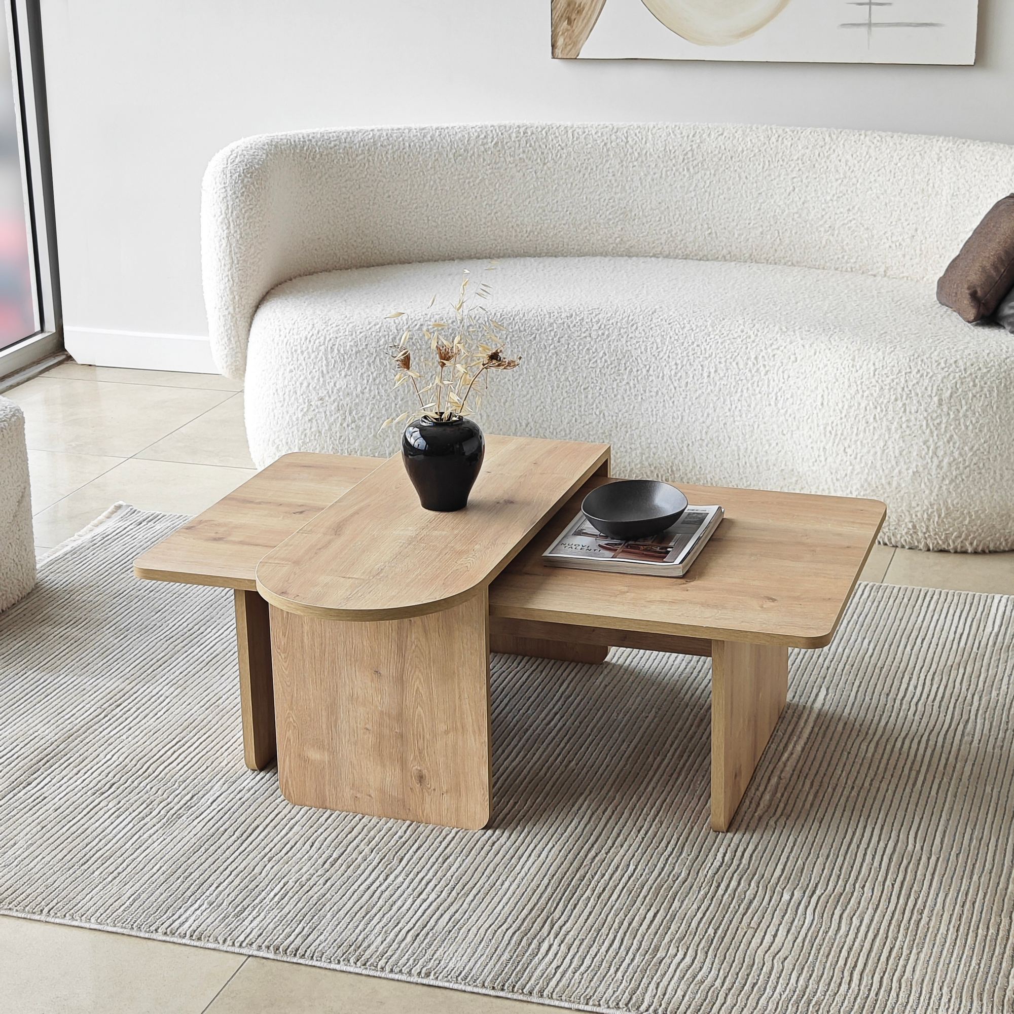 Paris Coffee Table Oak Look Brown
