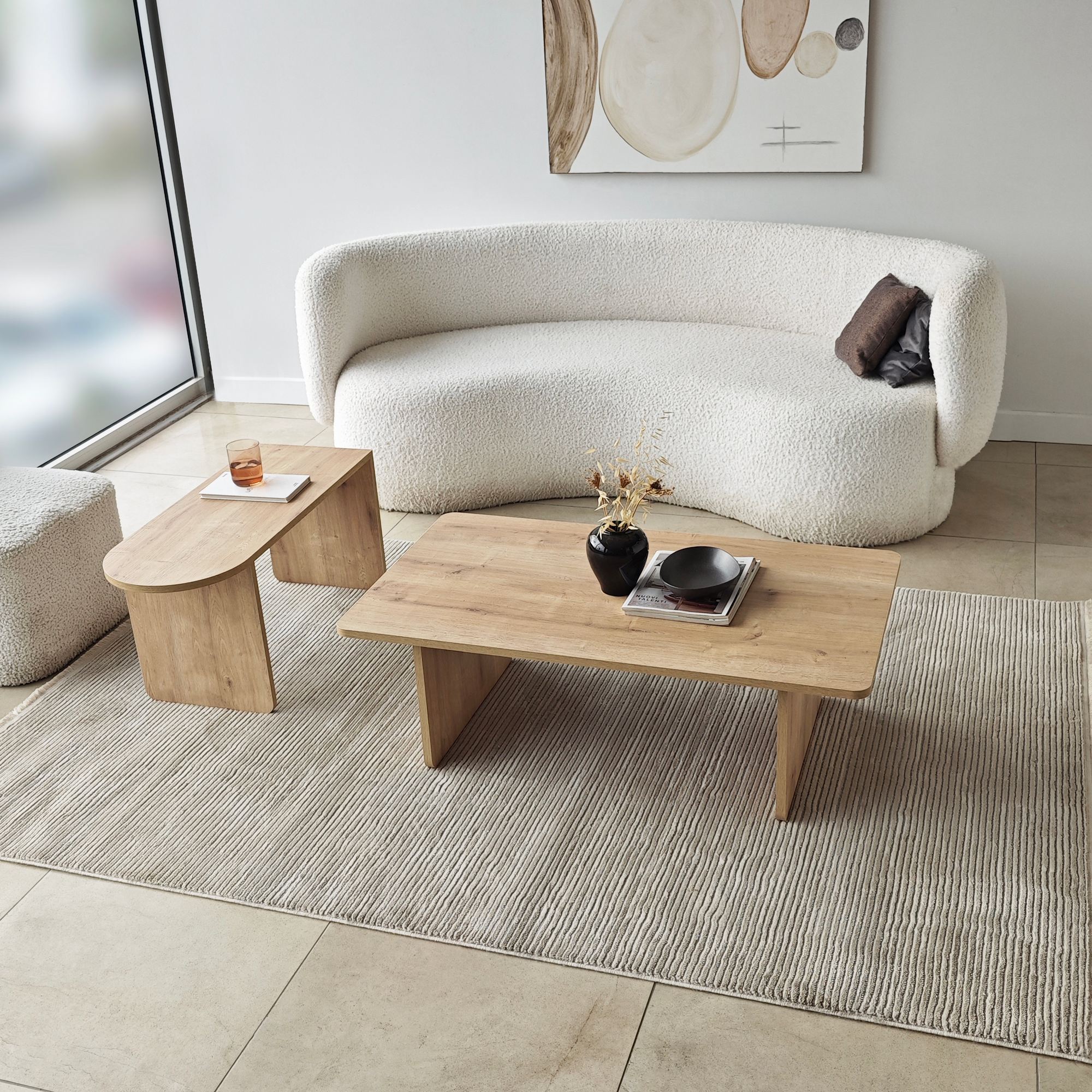 Paris Coffee Table Oak Look Brown