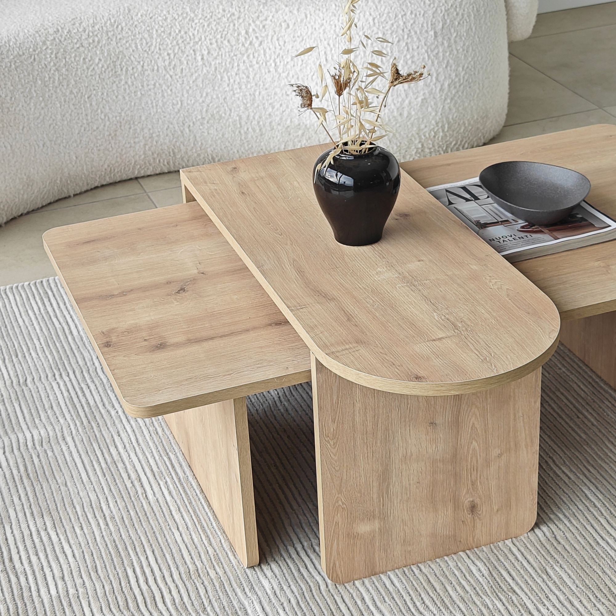 Paris Coffee Table Oak Look Brown