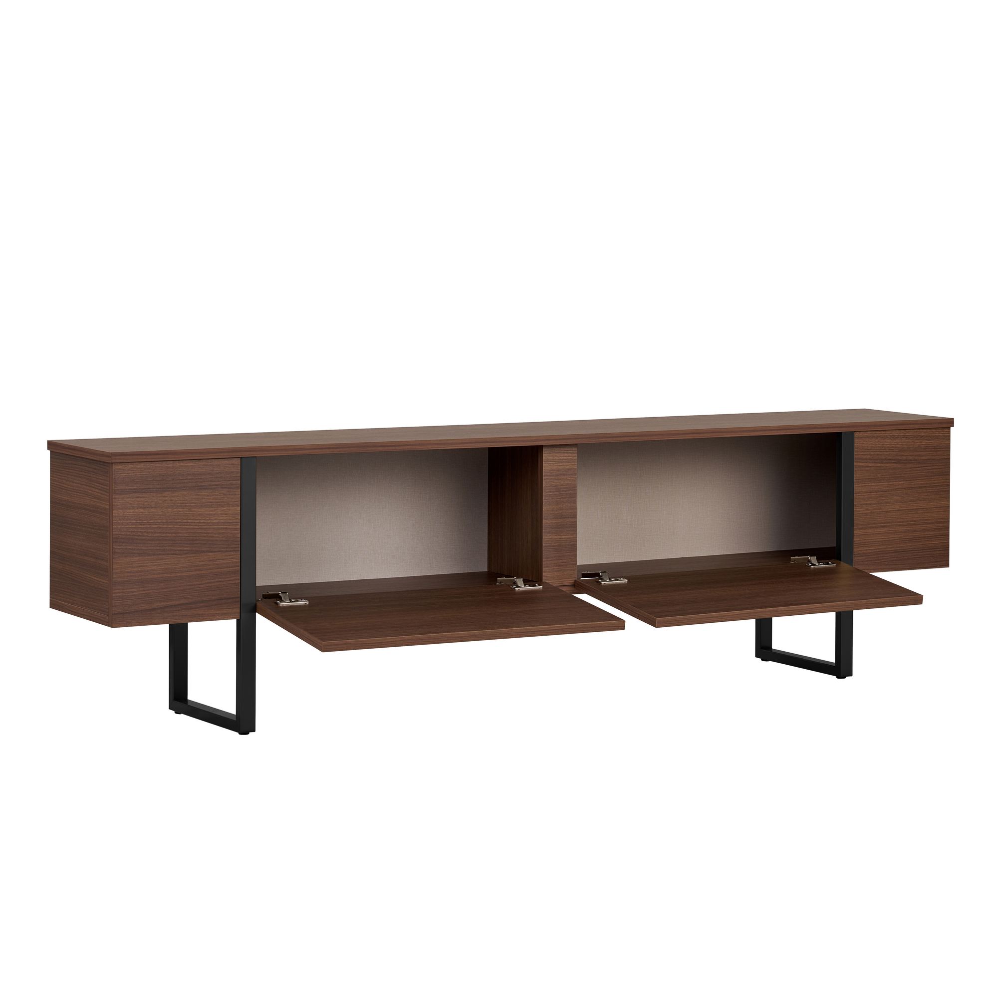 Onera Sideboard Walnuss-Optik Schwarz
