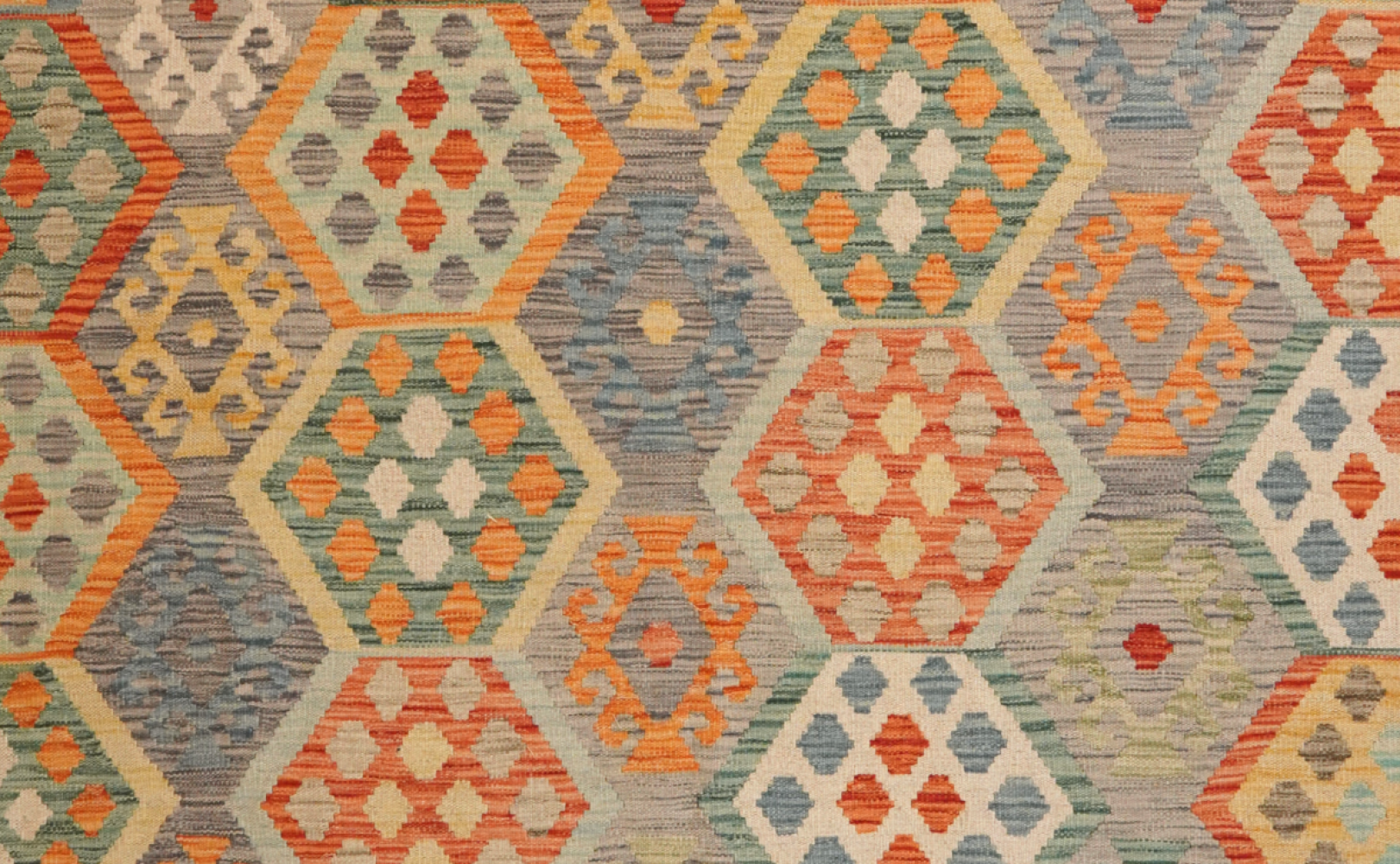 Kilim Sevgi Wool Multicolor