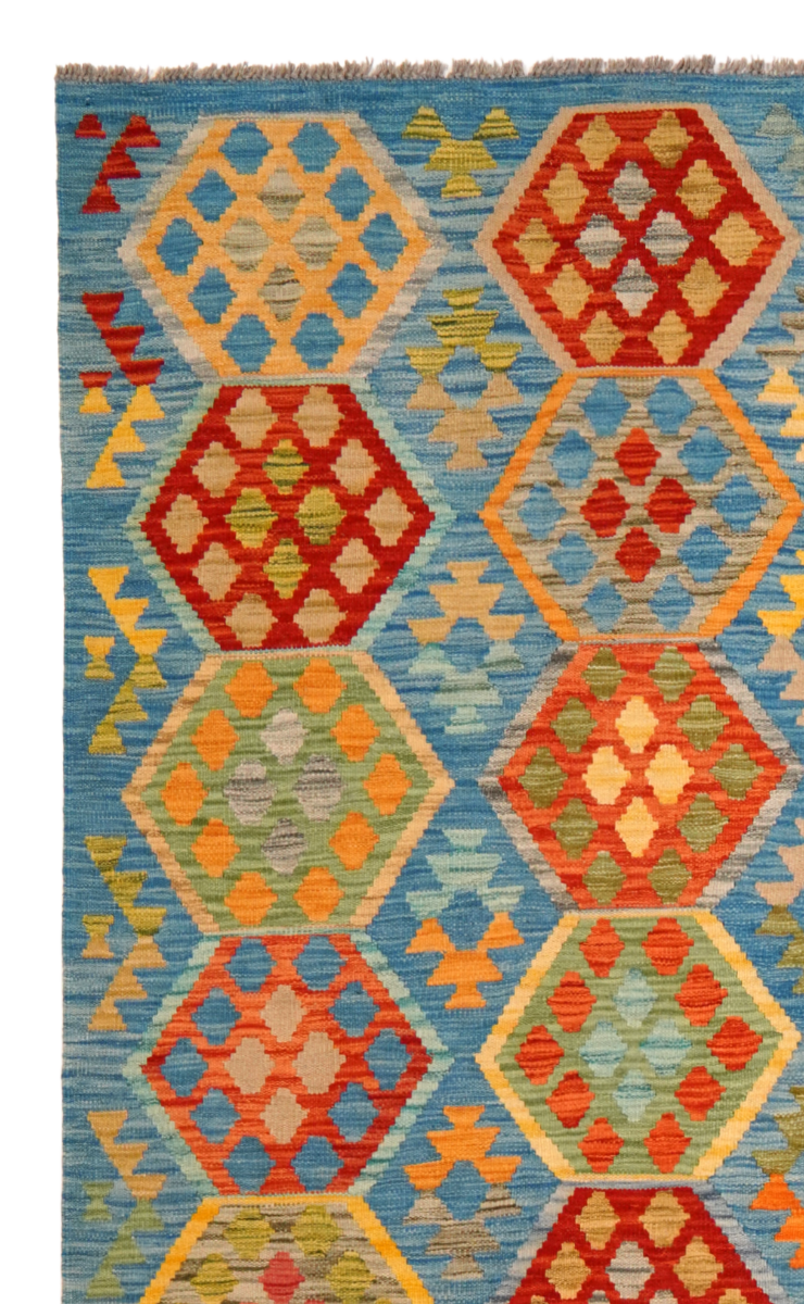 Kilim Amina Wool Multicolored