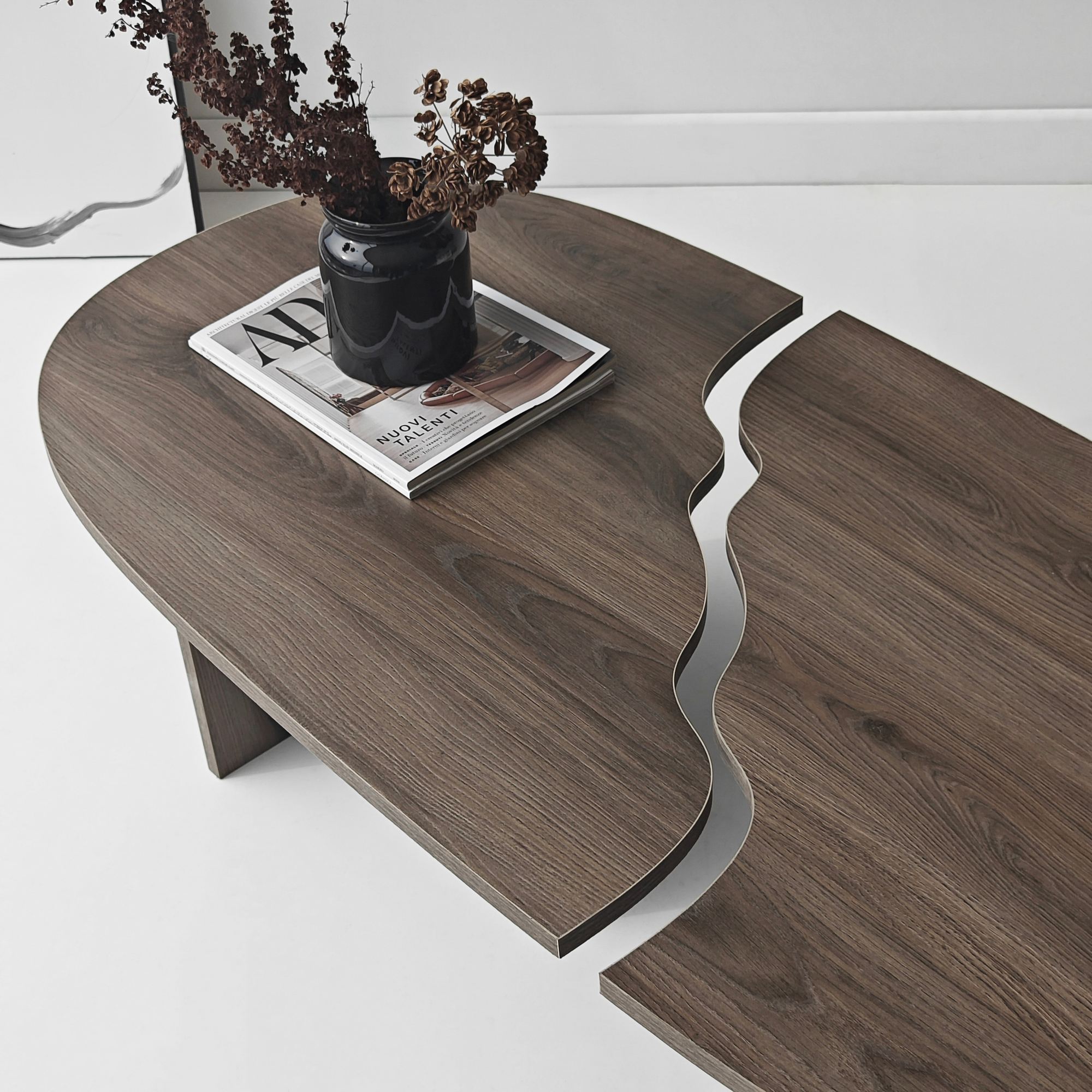 Missisipi Coffee Table Walnut Brown Look