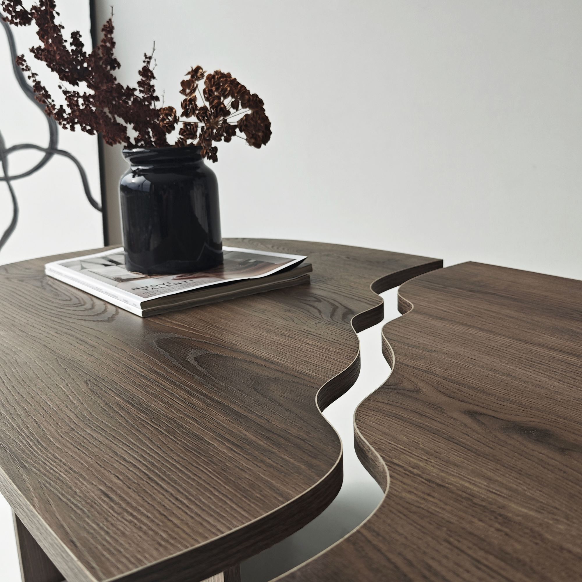 Missisipi Couchtisch Nussbaumbraun Optik