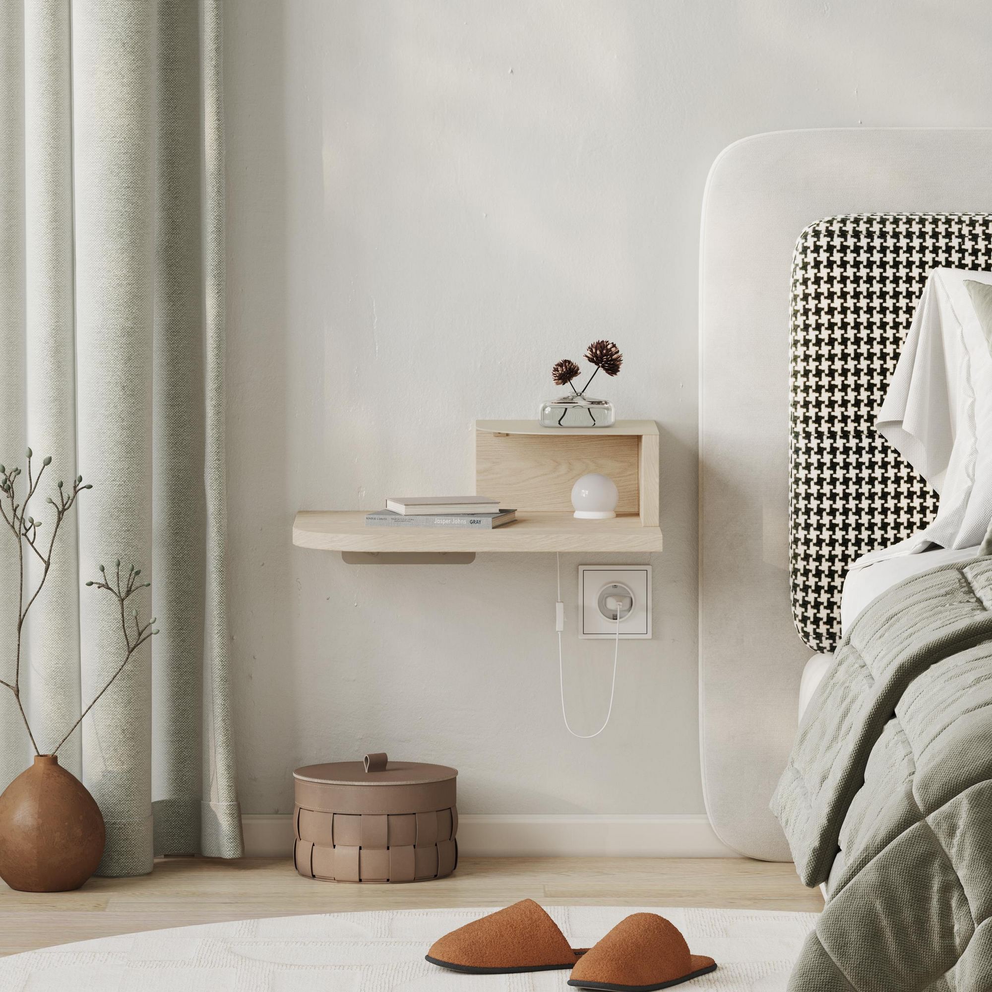 Luno Nightstand Cream
