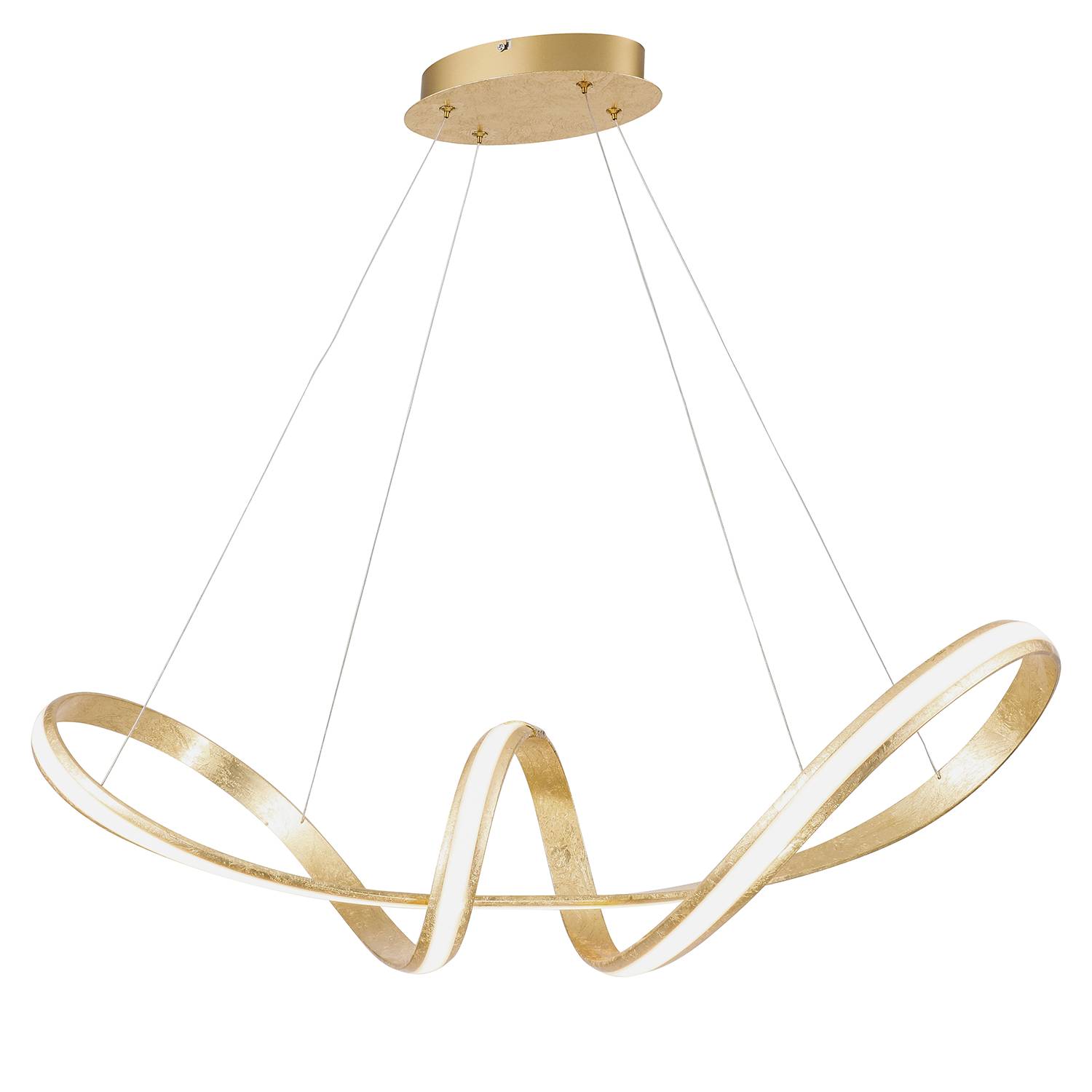 1-Flammig Melinda II LED-Pendelleuchte  Aluminium Acrylglas
