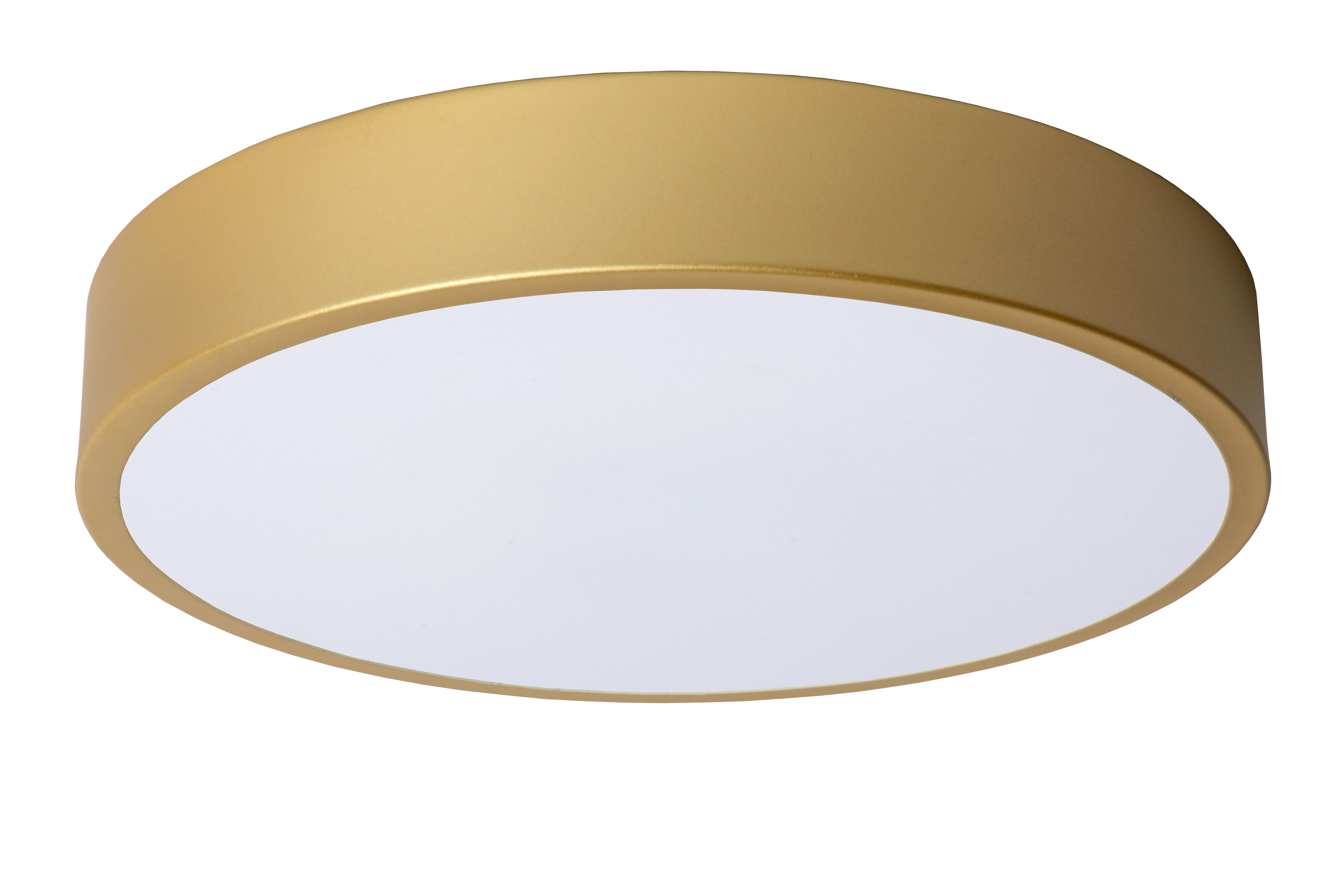 Unar Deckenleuchte Acrylglas Gold Ø30cm