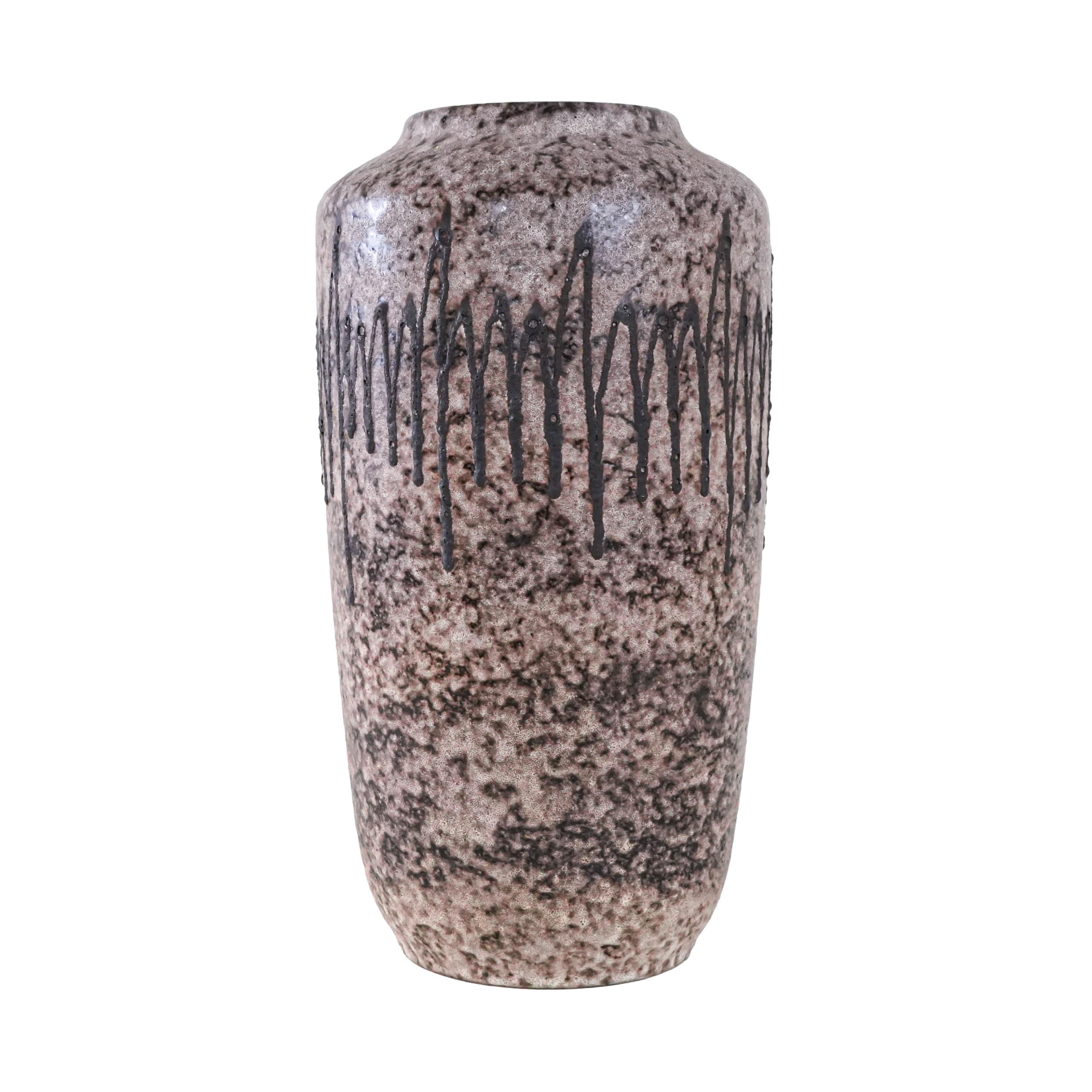 Keramikvase Braun